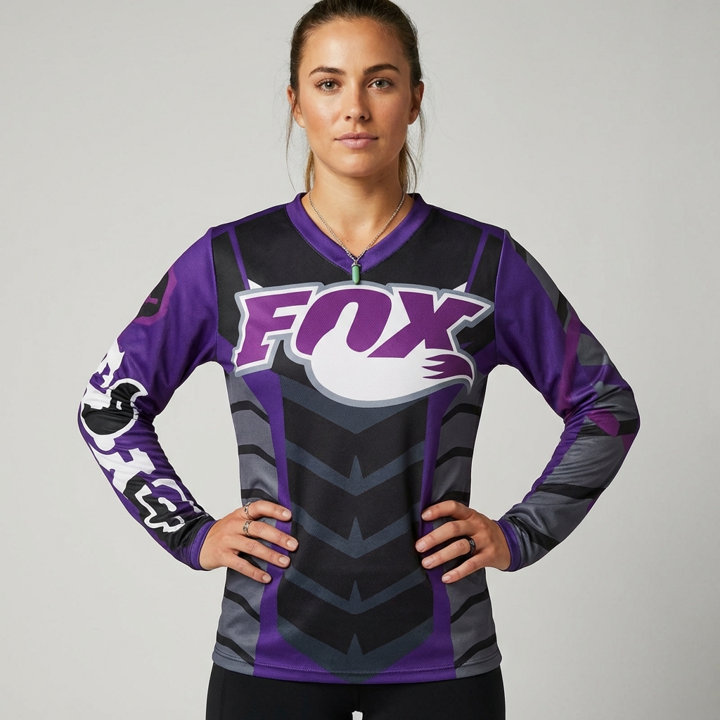 Jersey FOX Mujer Motocross Morado - Talla M