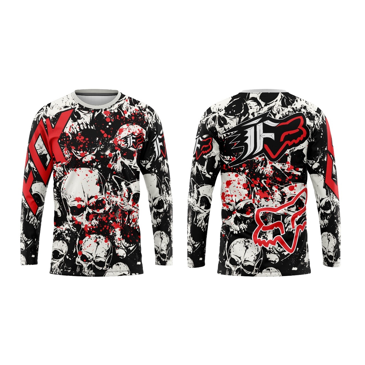 Playera FOX Calaveras - Talla G