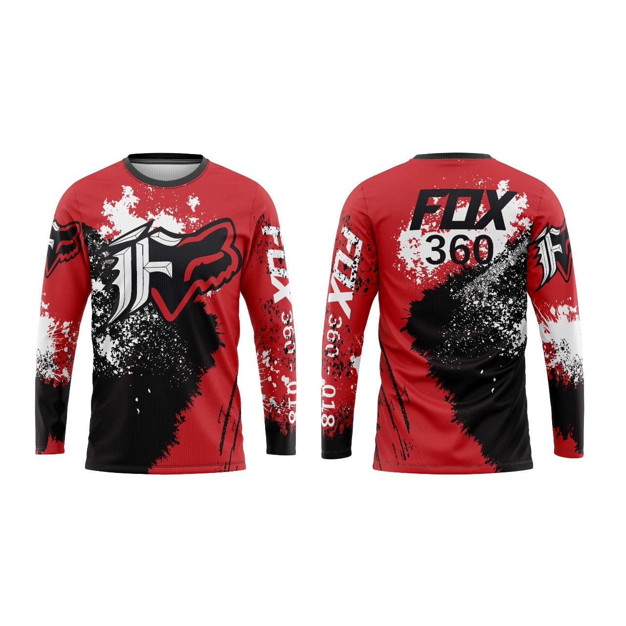 Jersey FOX 360 Rojo/Negro - Talla M