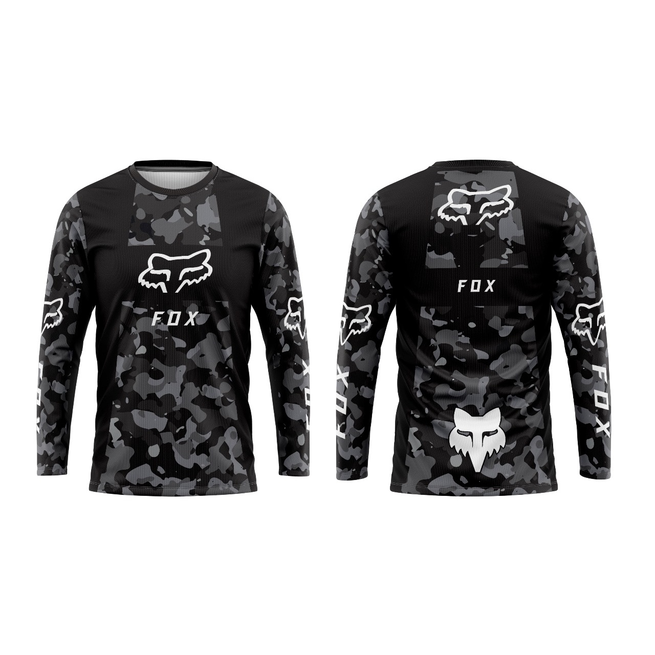 Playera FOX Camuflaje Manga Larga - Talla XL