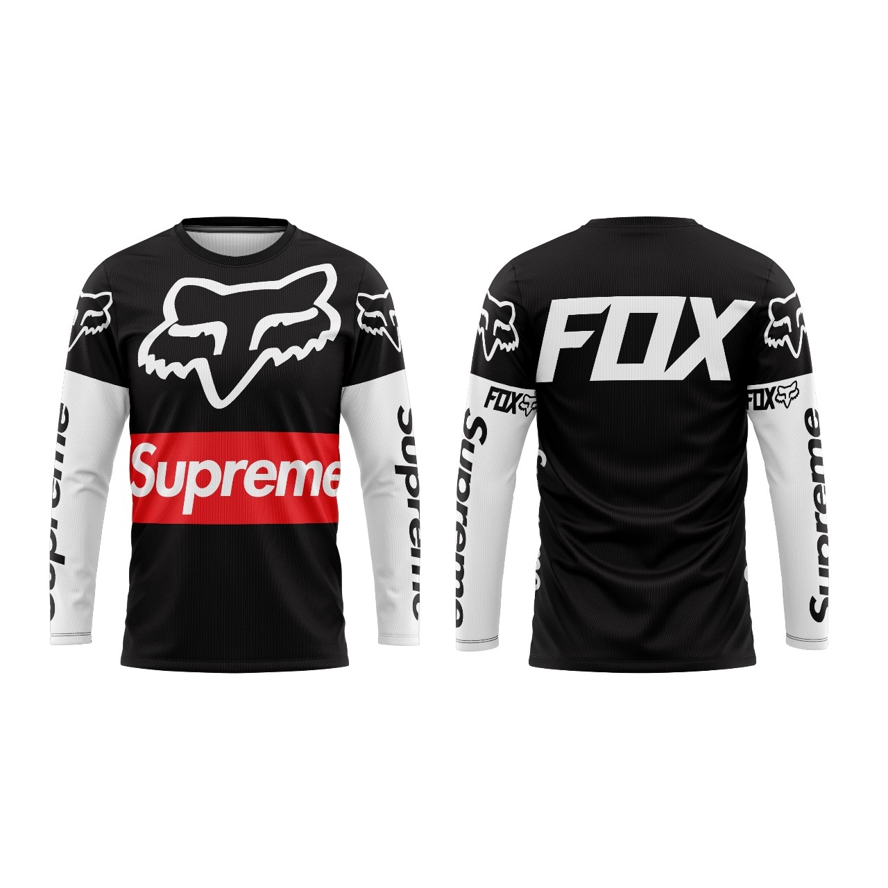Jersey FOX Supreme Negro - Talla M