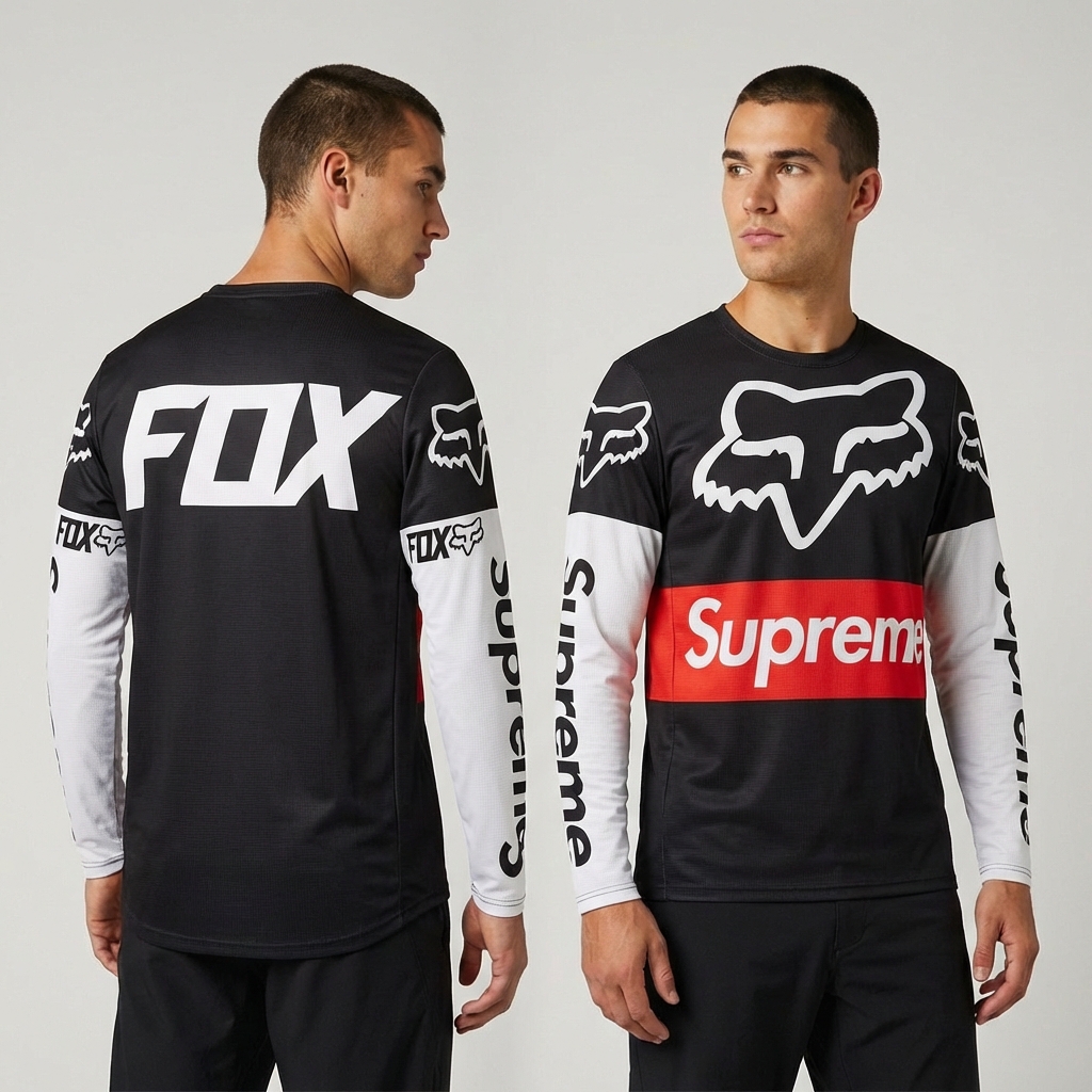 Jersey FOX Supreme Negro - Talla M