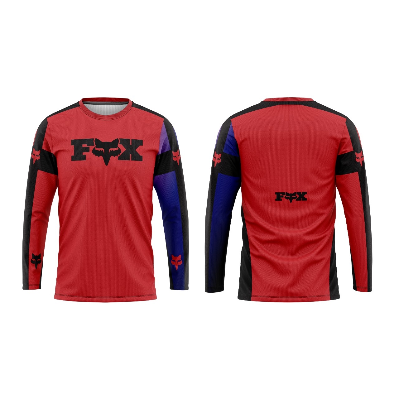Jersey FOX Infantil Rojo para Motocross - UNITALLA