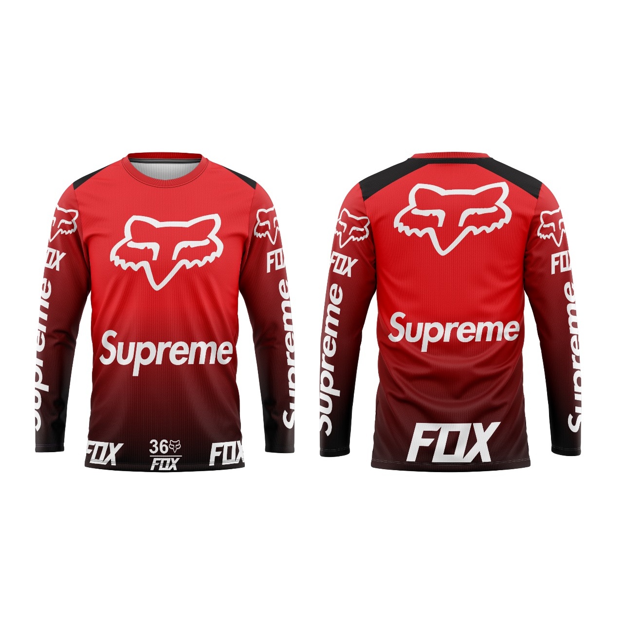 Jersey FOX Supreme Rojo - Talla M