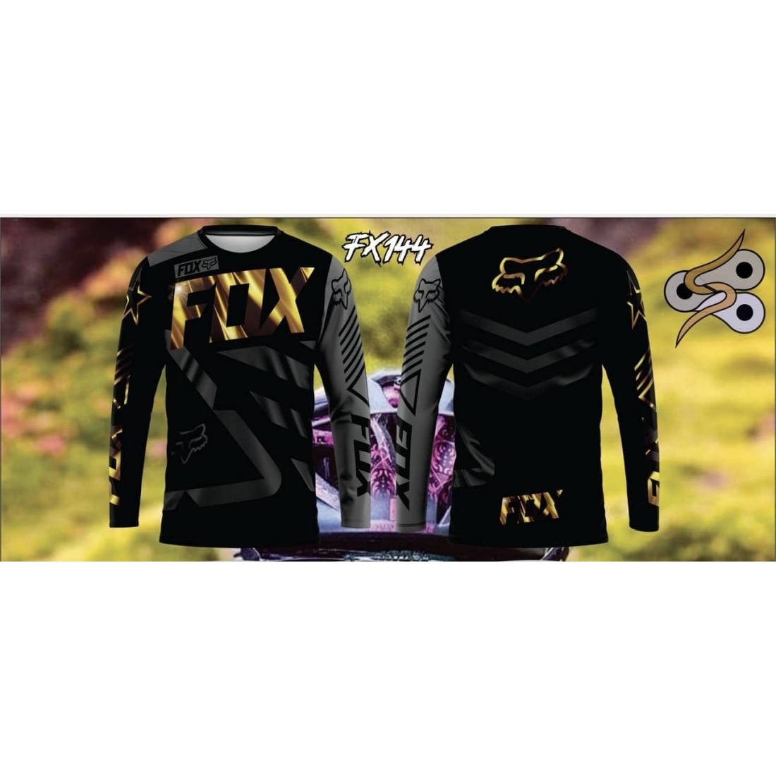 Jersey FOX Infantil Racing Gold Edition - UNITALLA