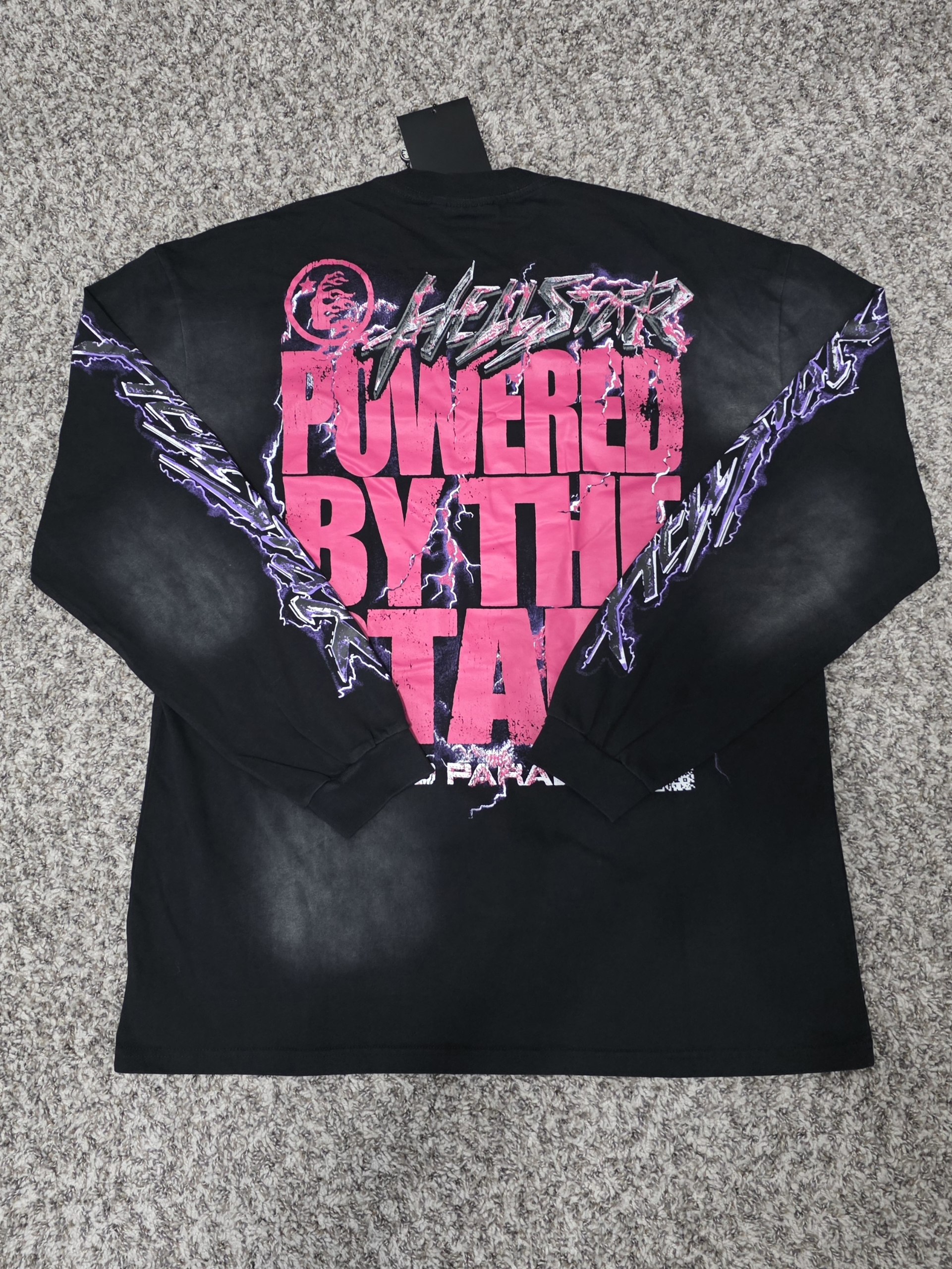 Camiseta larga diseño eléctrico HELLSTAR