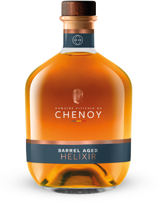 HELIXIR – Eau-de-vie belge de vin Muscat bleu | Élevée 36 mois en fût de bourbon – 70cl