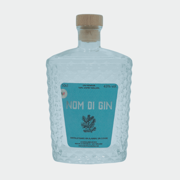 NOM DI GIN – Gin artisanal belge | London Dry Premium – 50cl