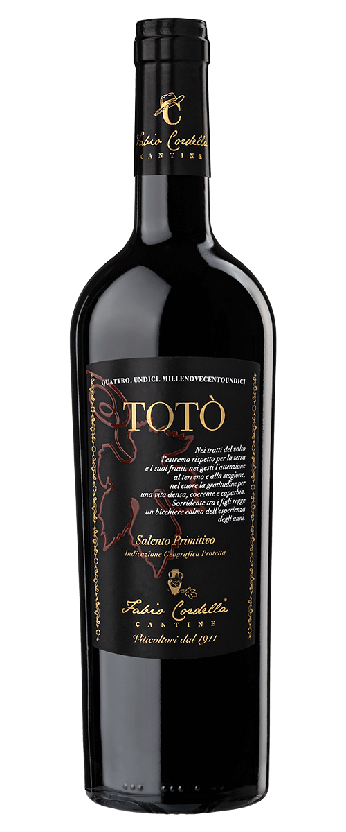 TOTO' - Salento Primitivo Red Wine IGP 0,75l
