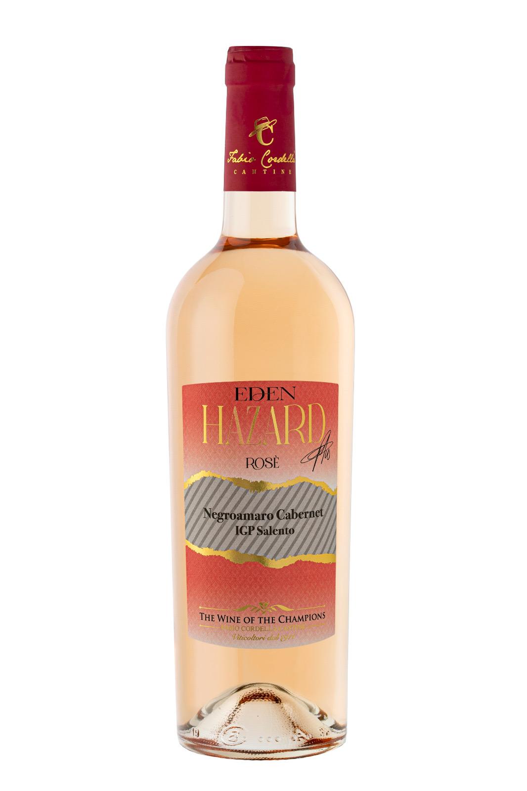 vin Eden Hazard rosé – The Wine of Champions – Negroamaro Cabernet IGP Salento |  – 0,75L