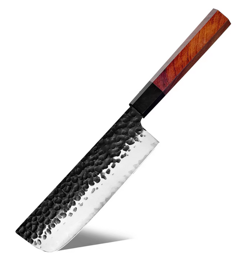 Couteau Nakiri japonais Lame Aus10 de 18 cm  3 Feuilles