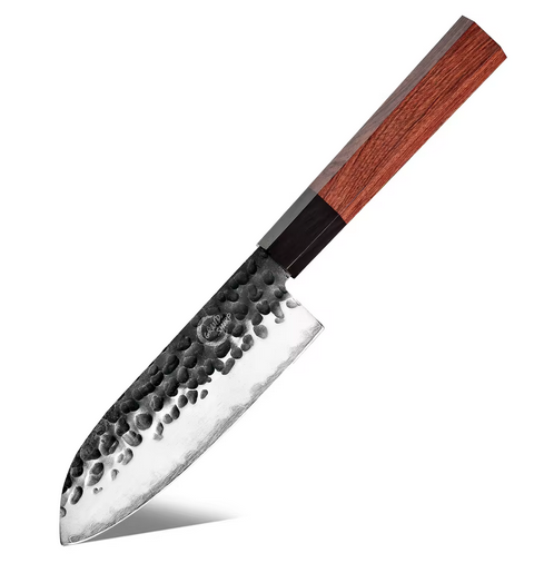 Couteau Santoku japonais Lame Aus10 de 12,5 cm  3 feuilles