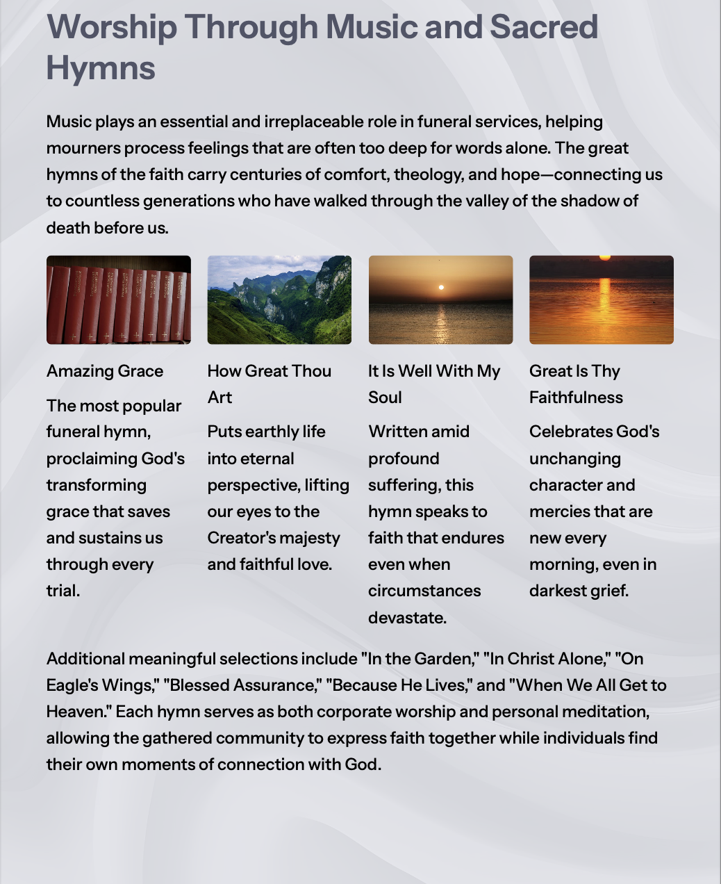 Christian Funeral Service Beginners Guide