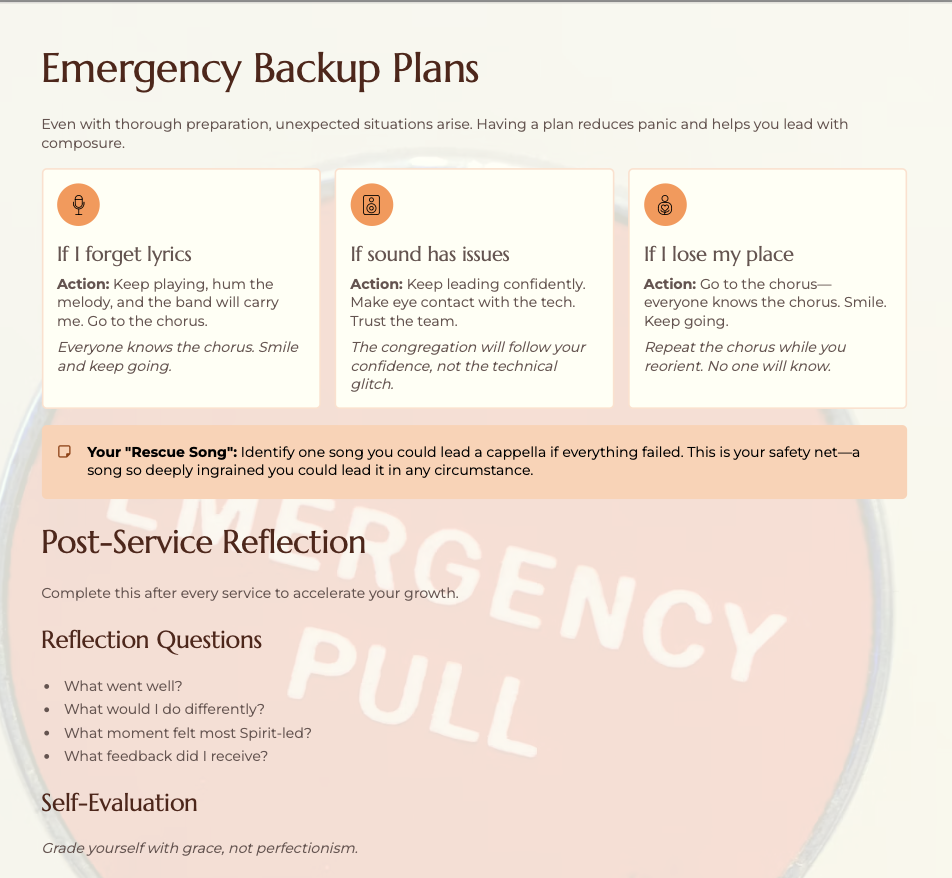 Beyond the Performance- Foundational Guide