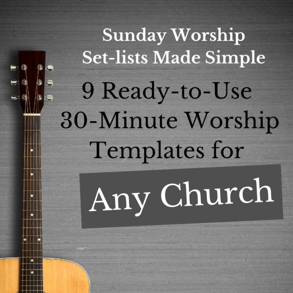Worship Set-list Templates Bundle