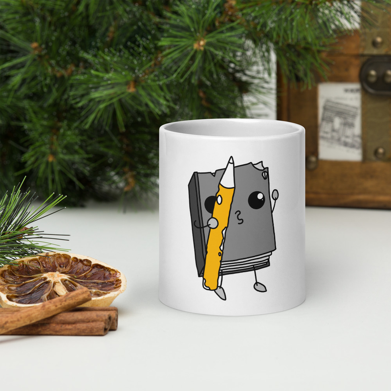 Taza GRAFFITI KAWAII Libro Vintage