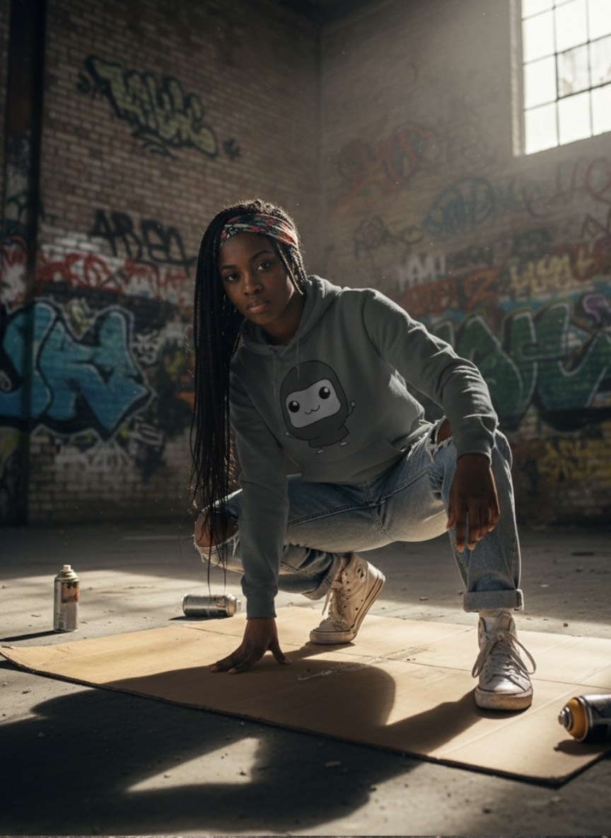 Camiseta GRAFFITI KAWAII Pasamontañas