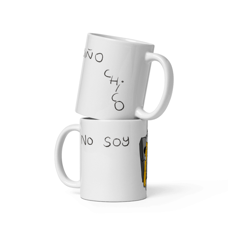 Taza blanca - No soy niño chico 