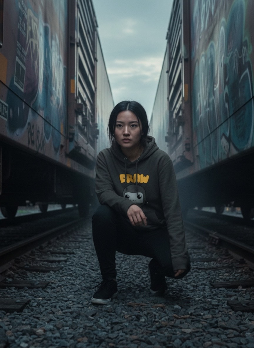 Camiseta GRAFFITI KAWAII Pasamontañas