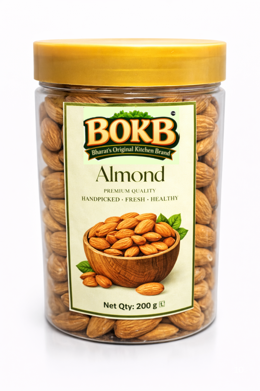 BOKB Premium Almonds 200gm