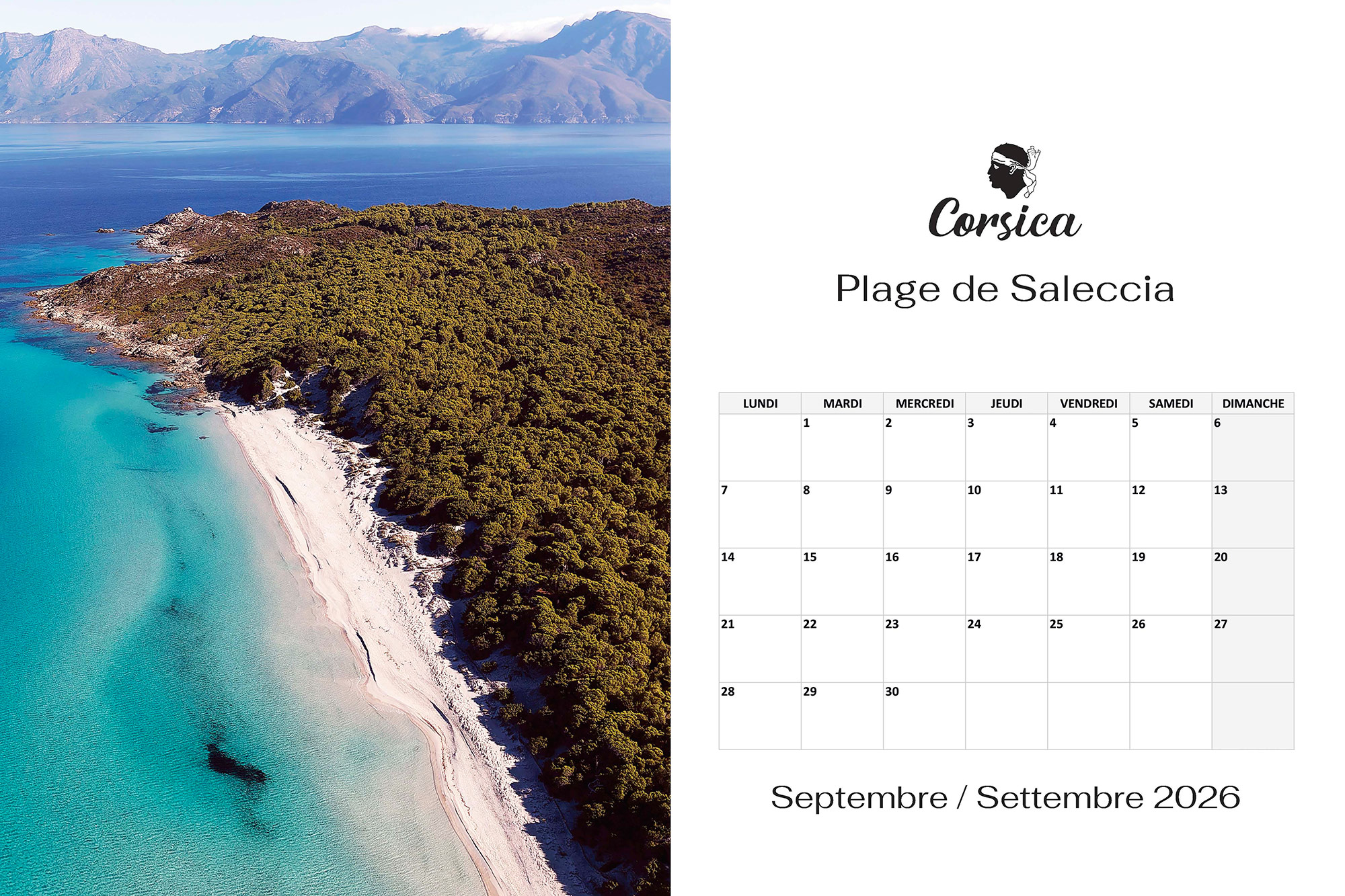 Calendrier 2026 - 2027 