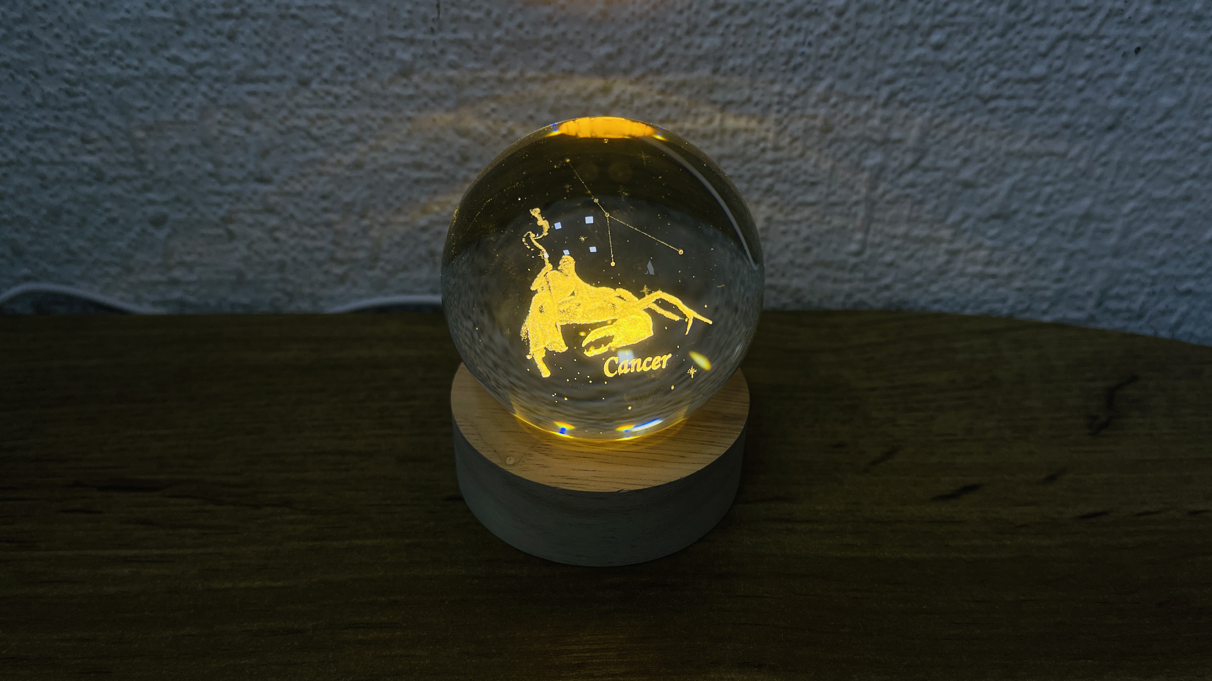 Xərçəng Bürcü Kürə İşıq (Kiçik  5.5 x 7.5 sm)