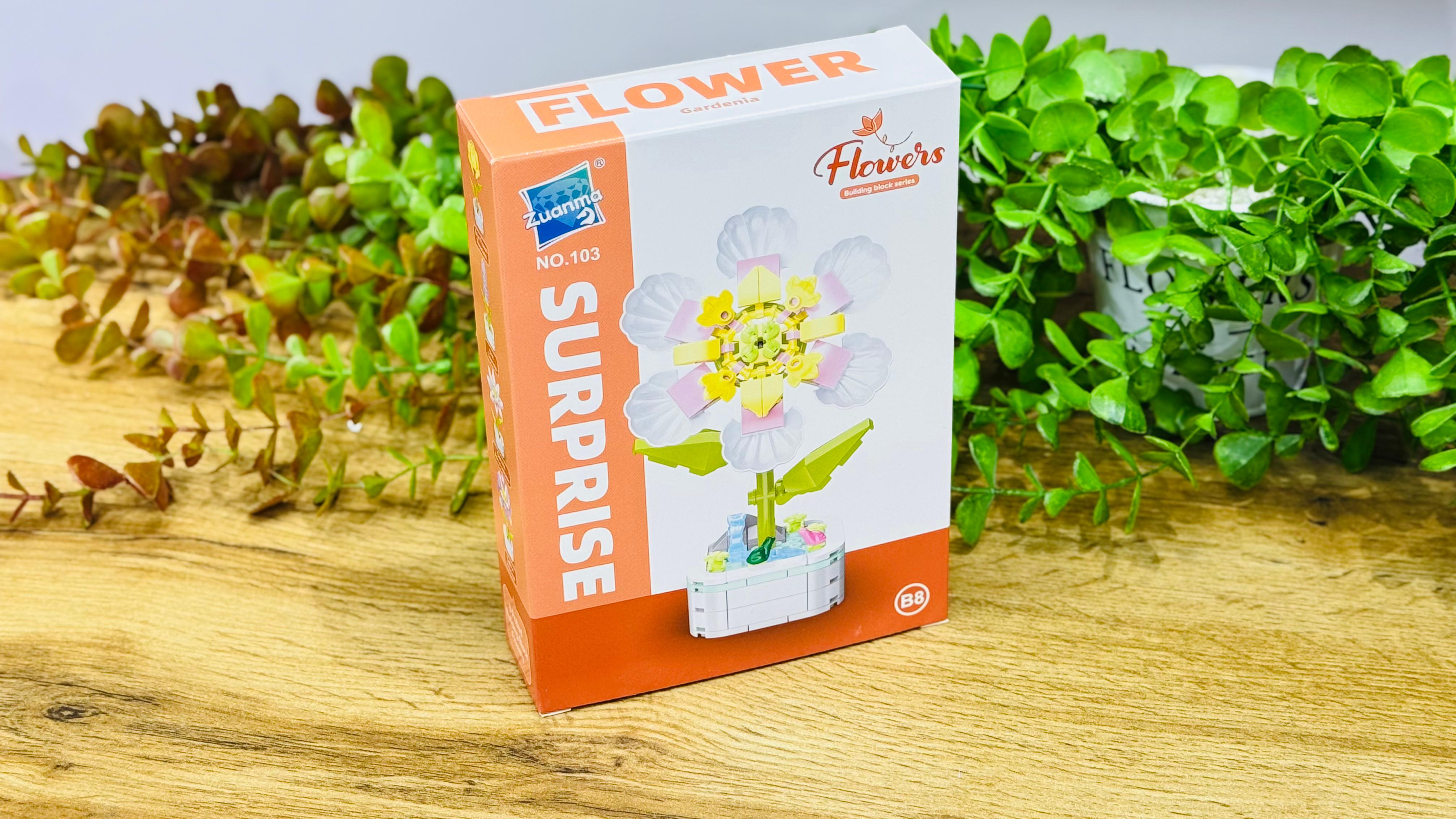 Qardeniya Çiçəyi – Konstruksiya Seti 100+ Hissə