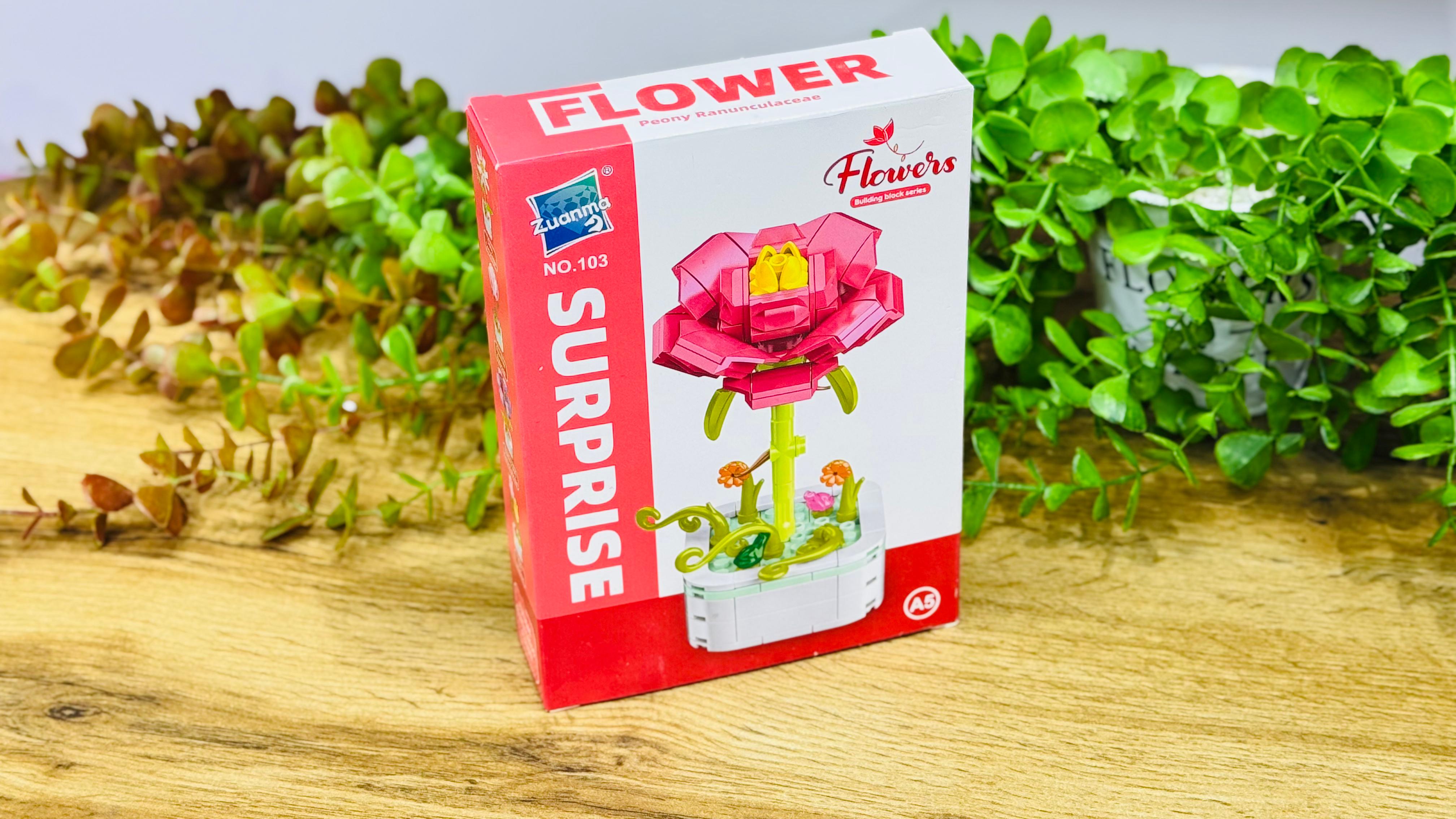 Pion Çiçəyi – Konstruksiya Seti 100+ Hissə