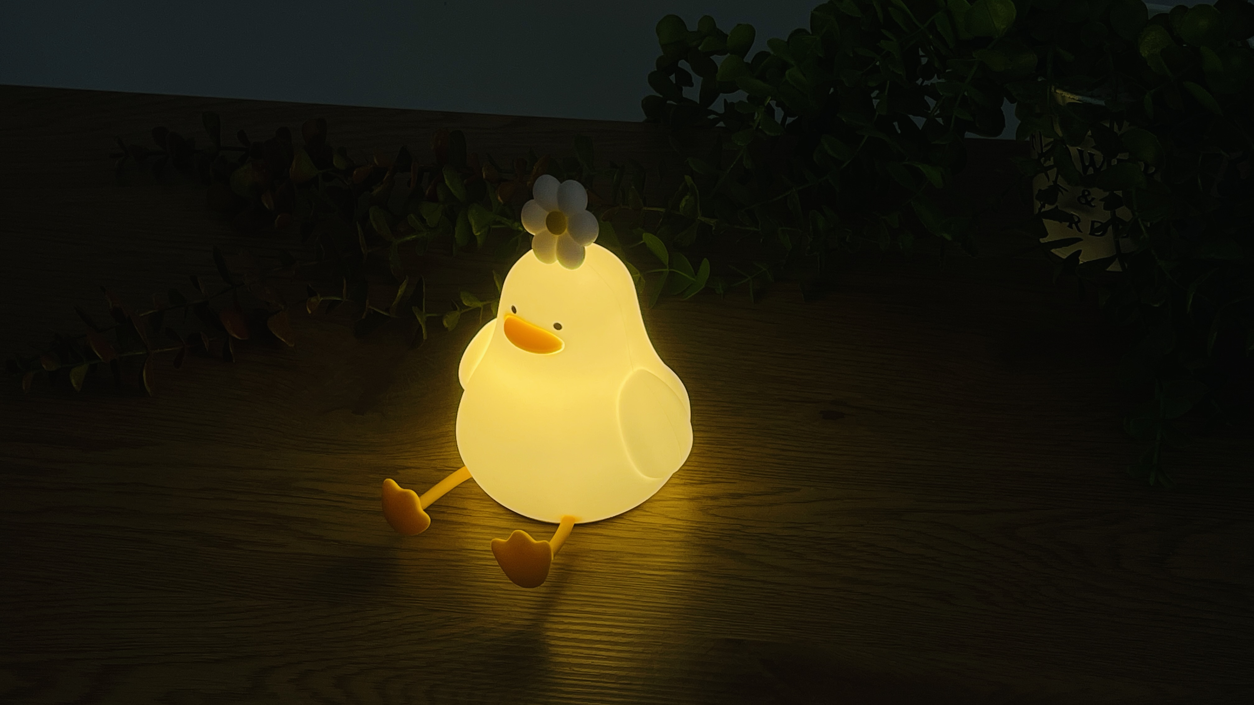 Ördək Formalı Silikon Lampa