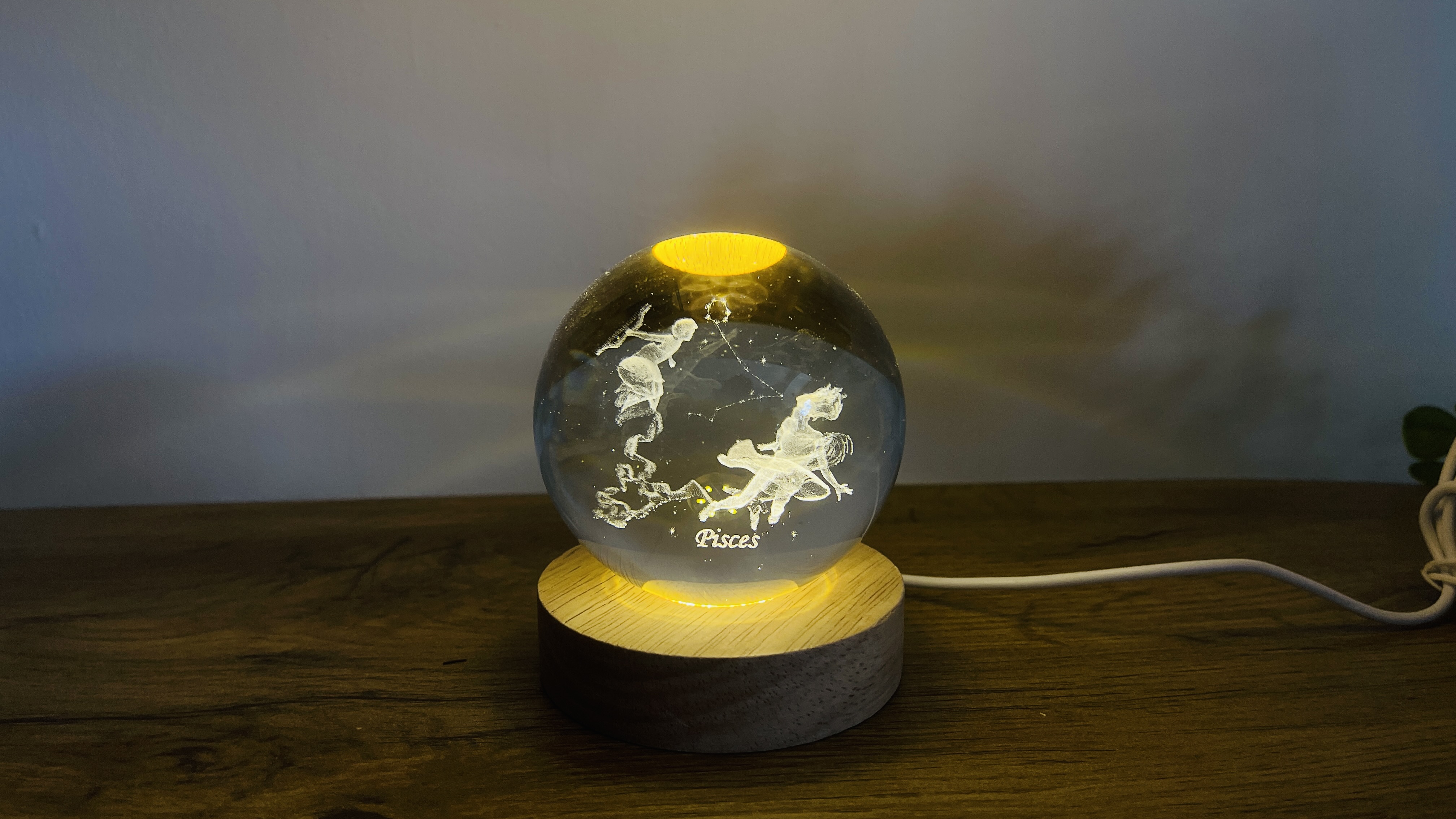 Balıq Bürcü Kürə İşıq (Böyük 7.5 x 10 sm)