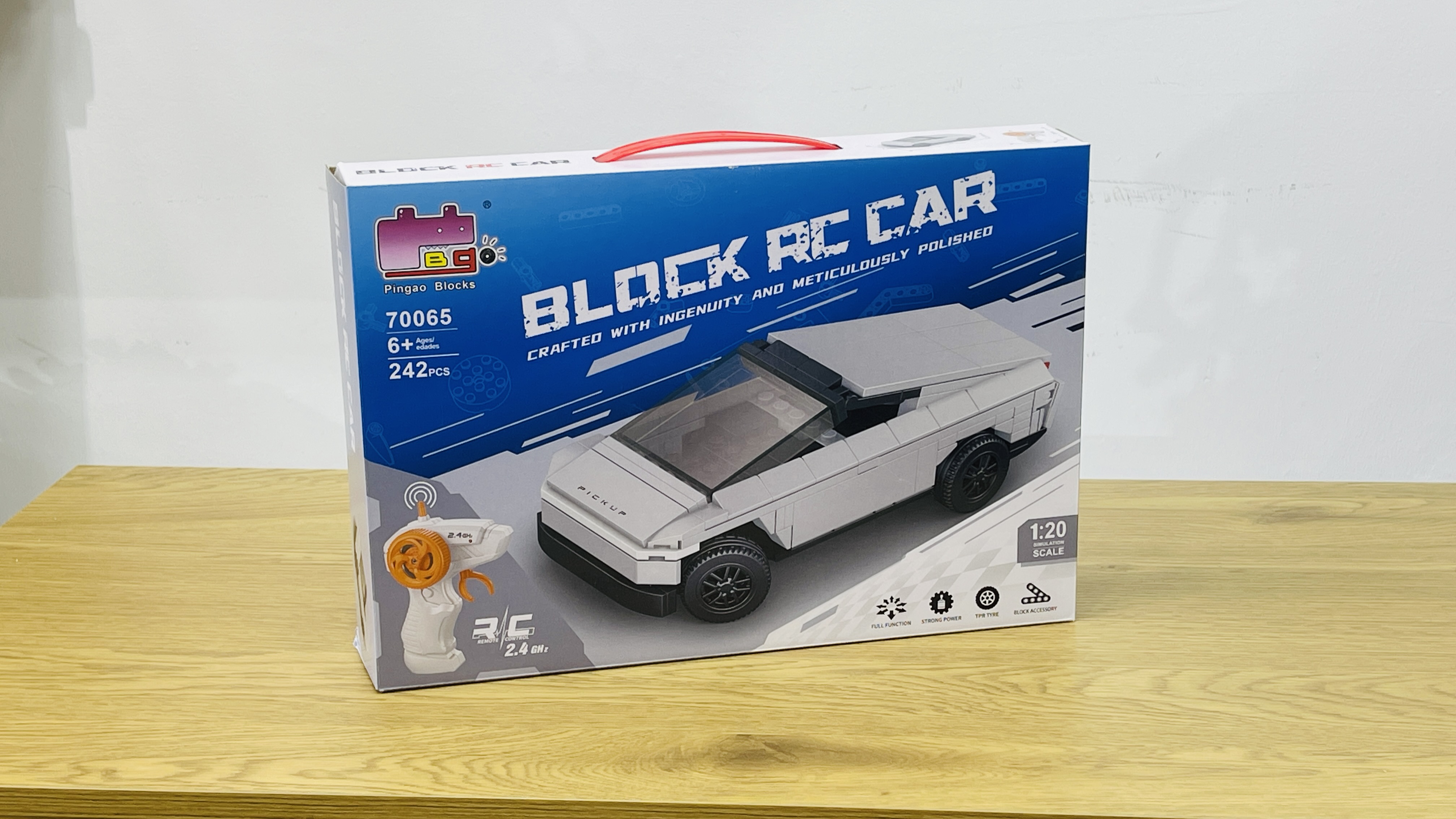 Block RC Car  Konstruksiya Maşın 242 Hissə