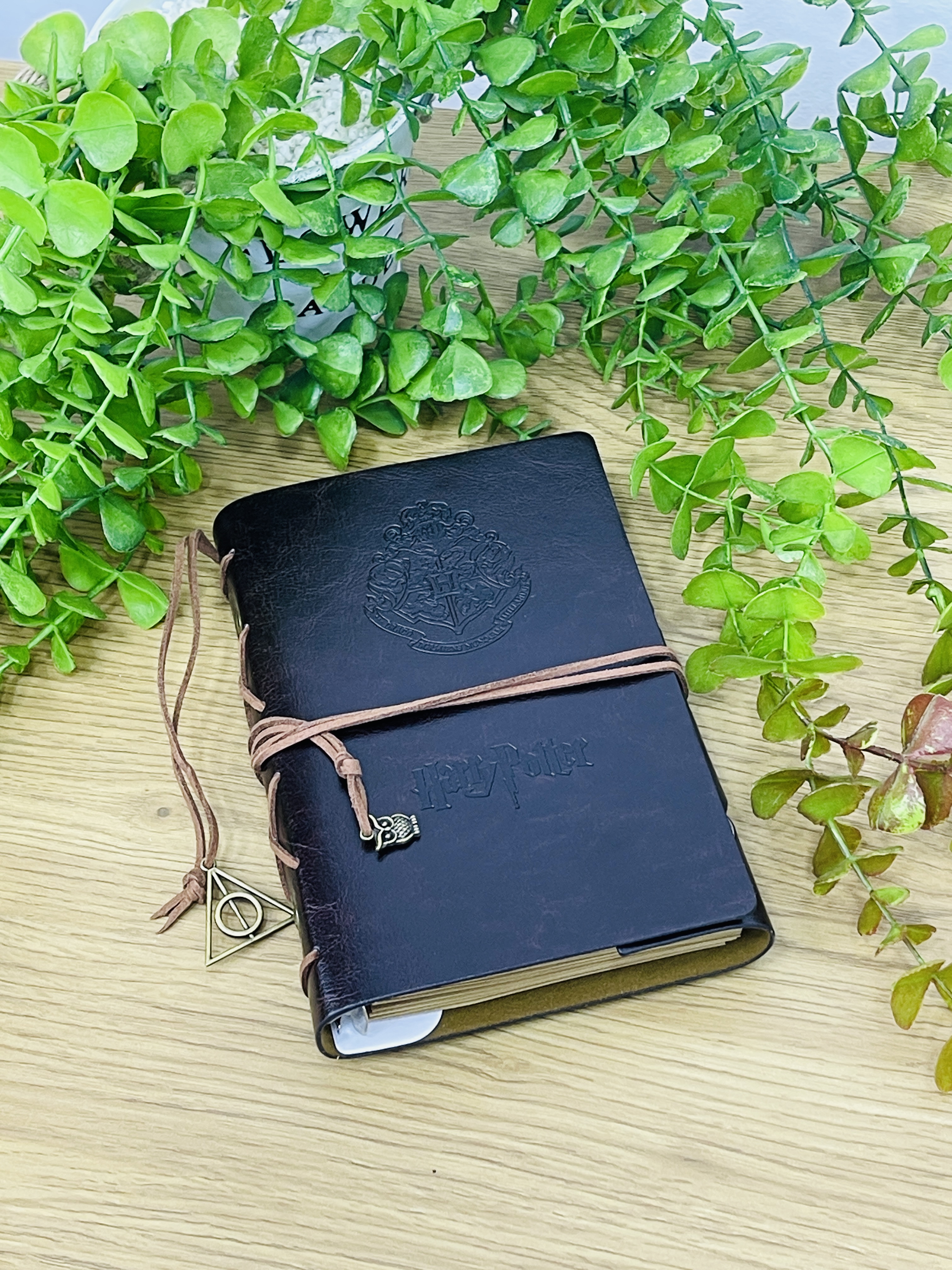 Harry Potter Dəri Qeyd Dəftəri Qəhvəyi 