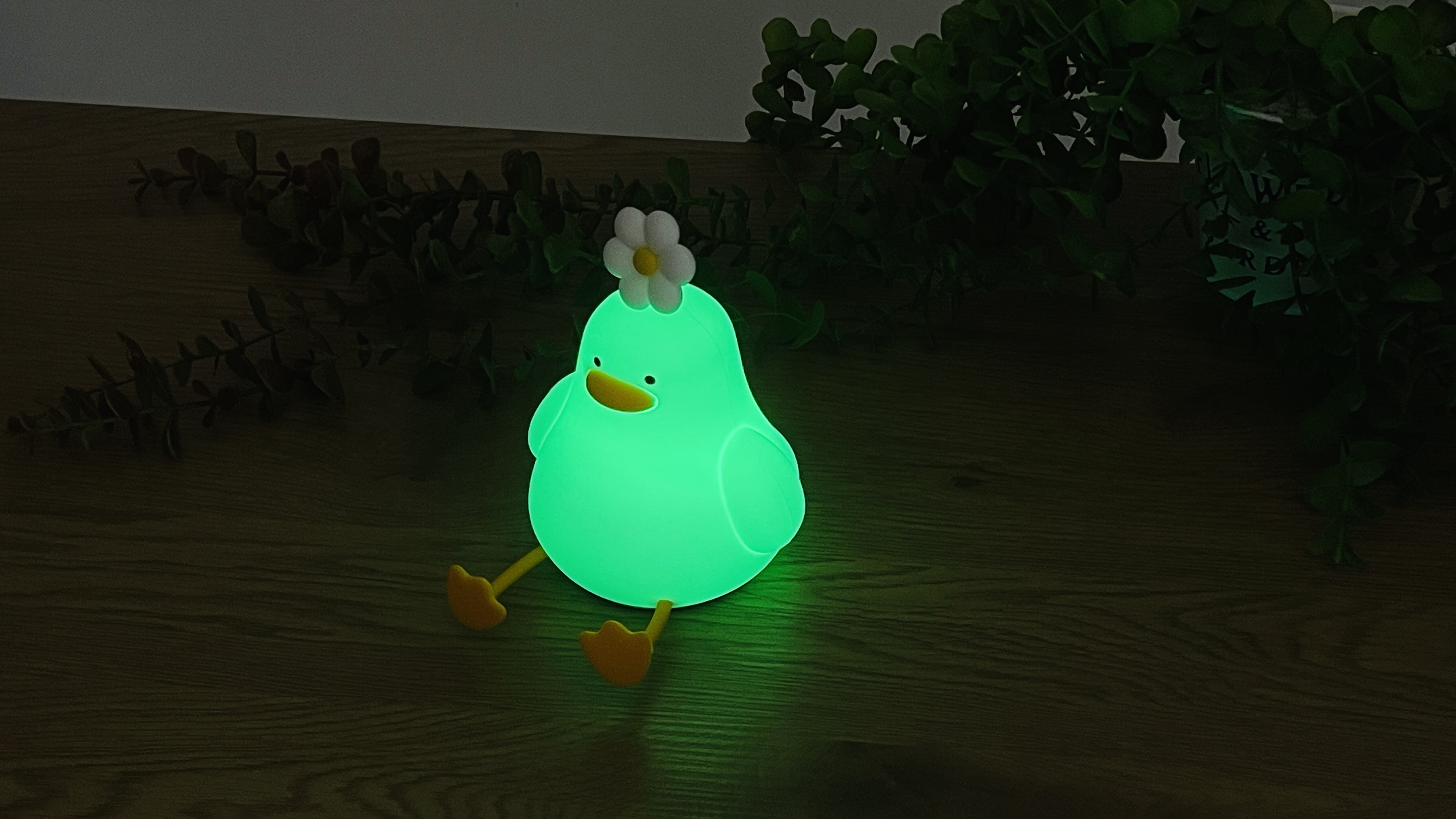 Ördək Formalı Silikon Lampa