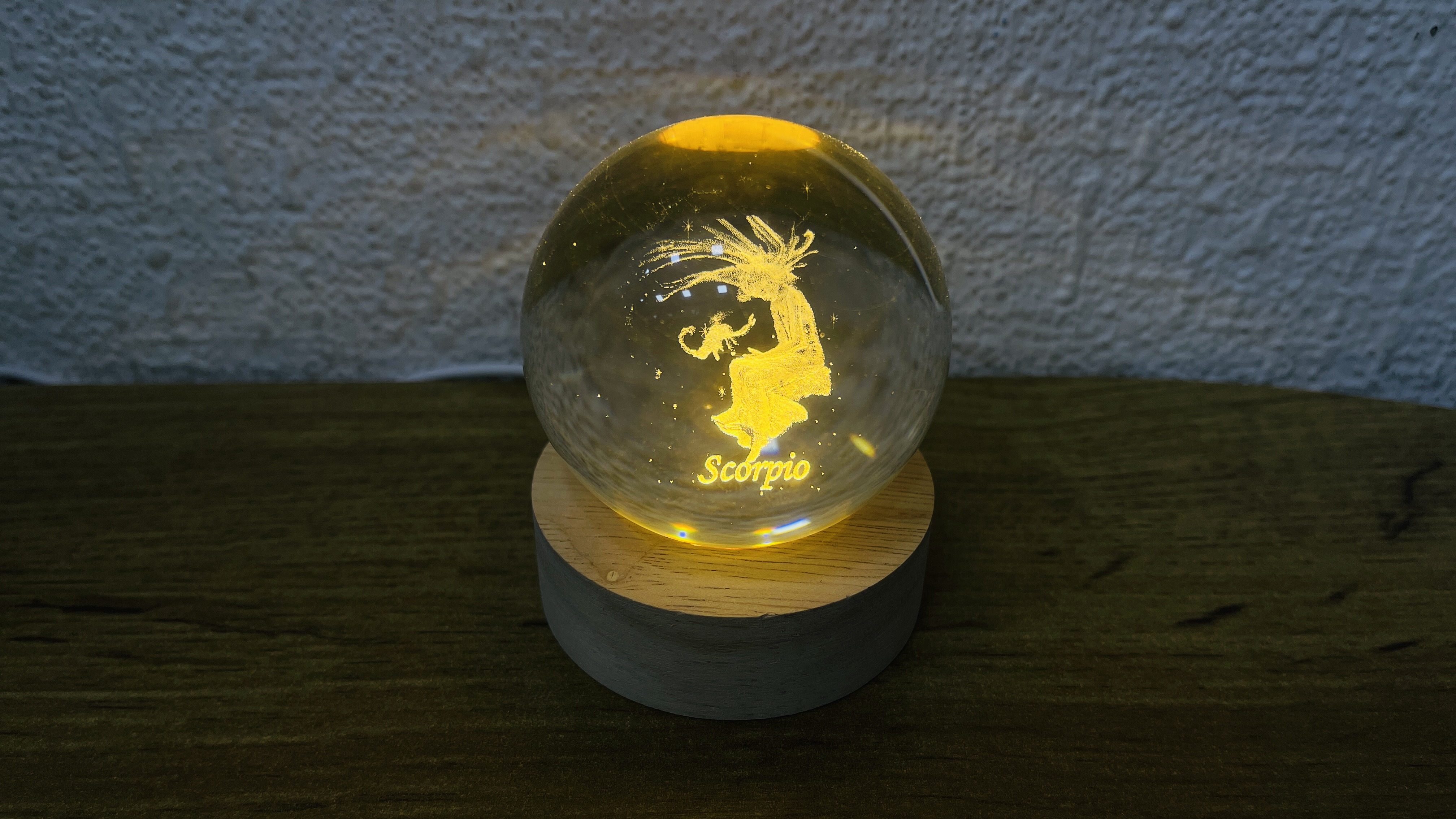 Əqrəb Bürcü Kürə İşıq (Kiçik 5.5 x 7.5 sm)