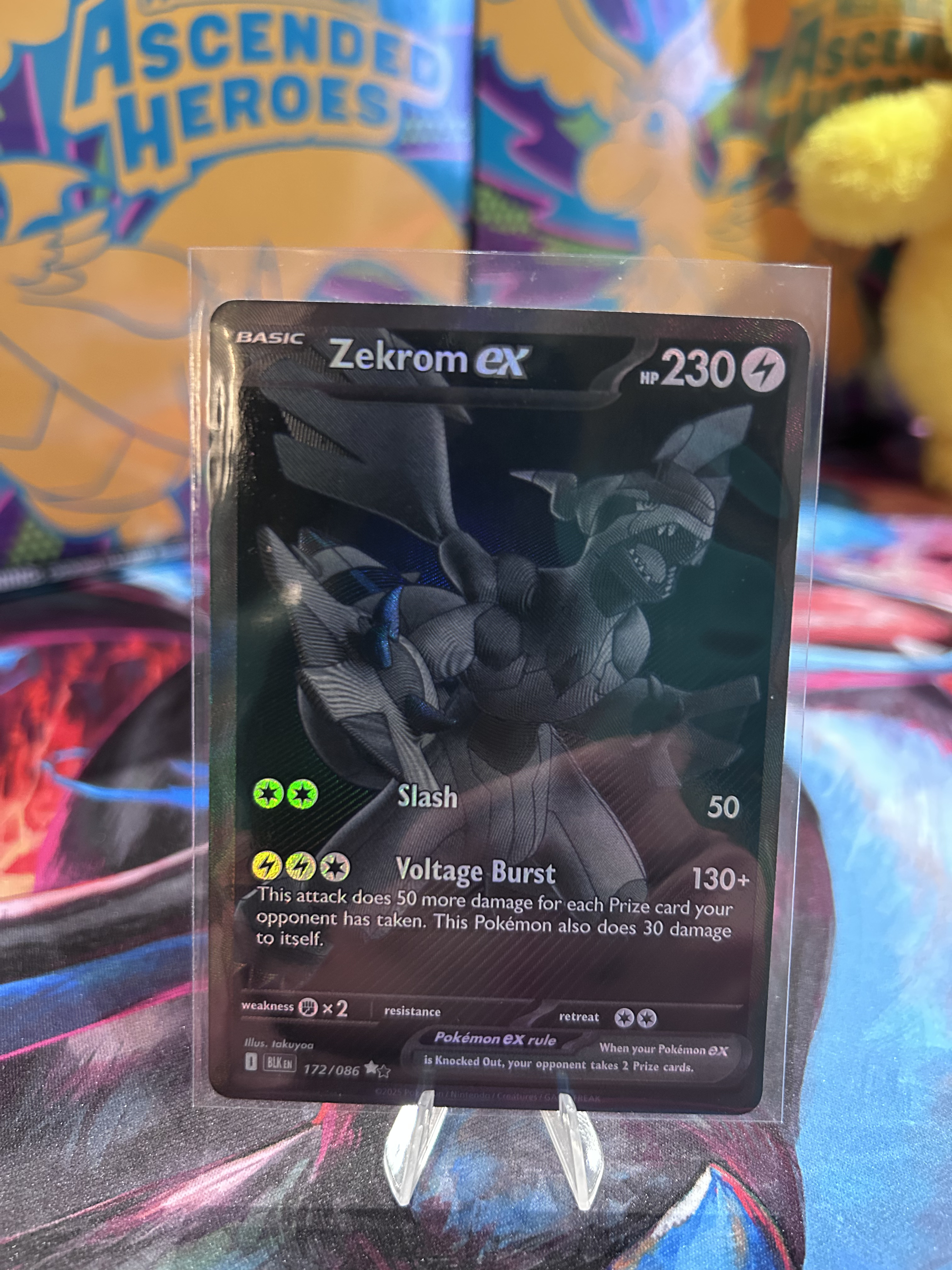 Zekrom ex near mint (BLK 172)