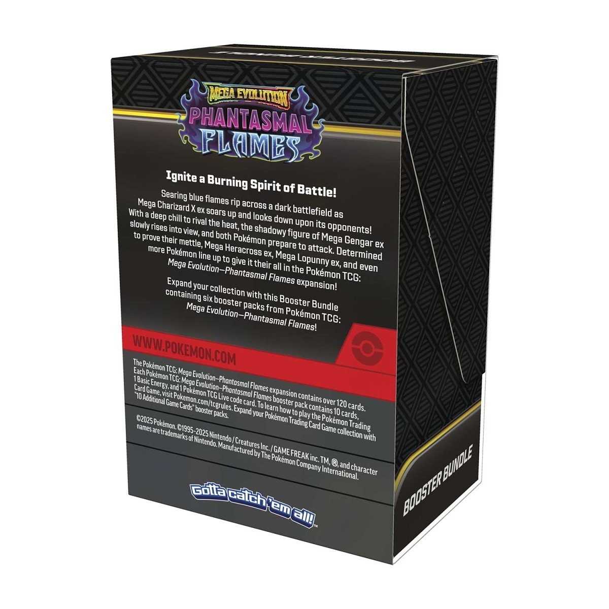 Pokémon TCG: Mega Evolution-Phantasmal Flames Booster Bundle (6 Packs)