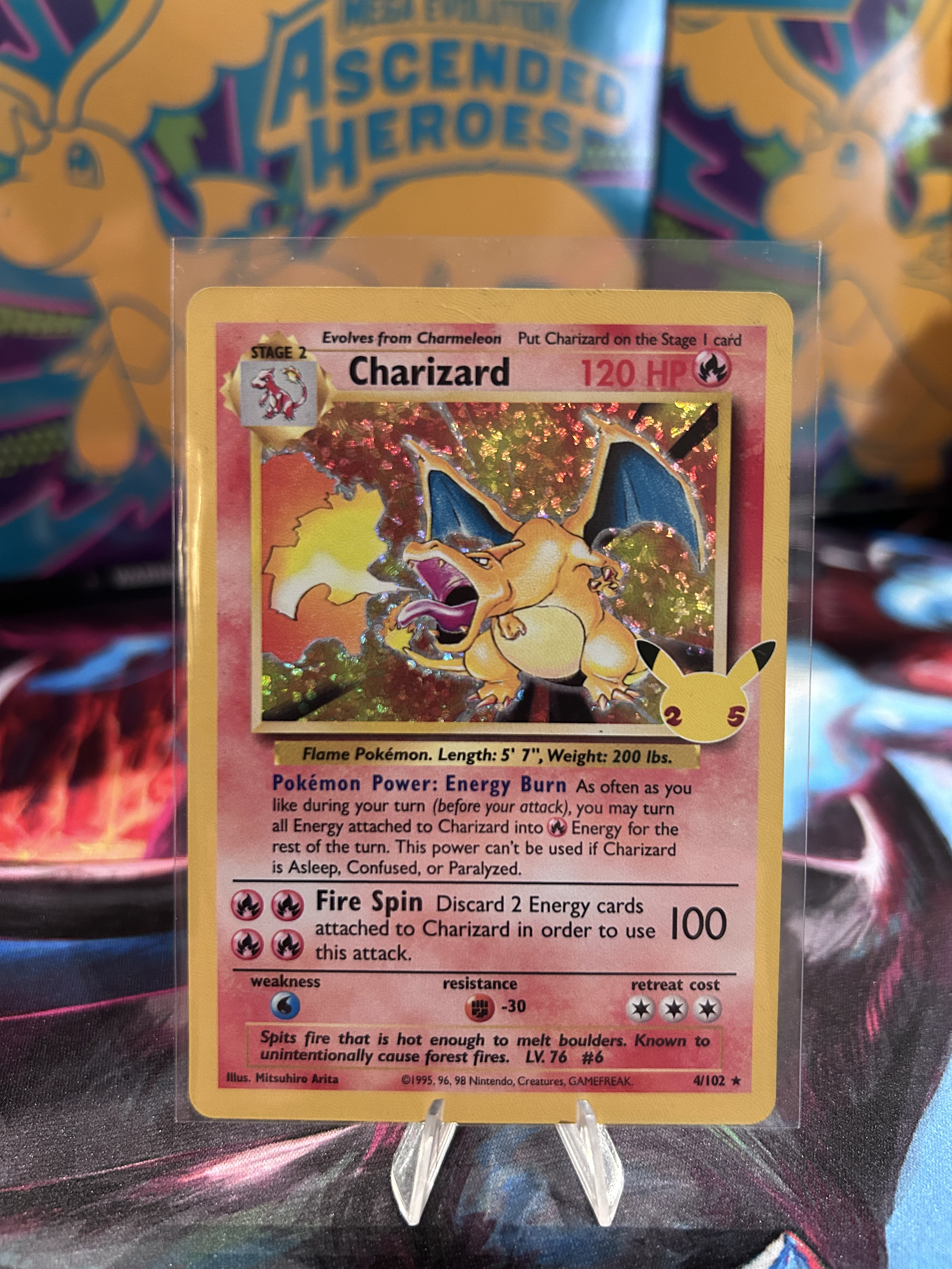 Charizard near mint (CEL BS 4)