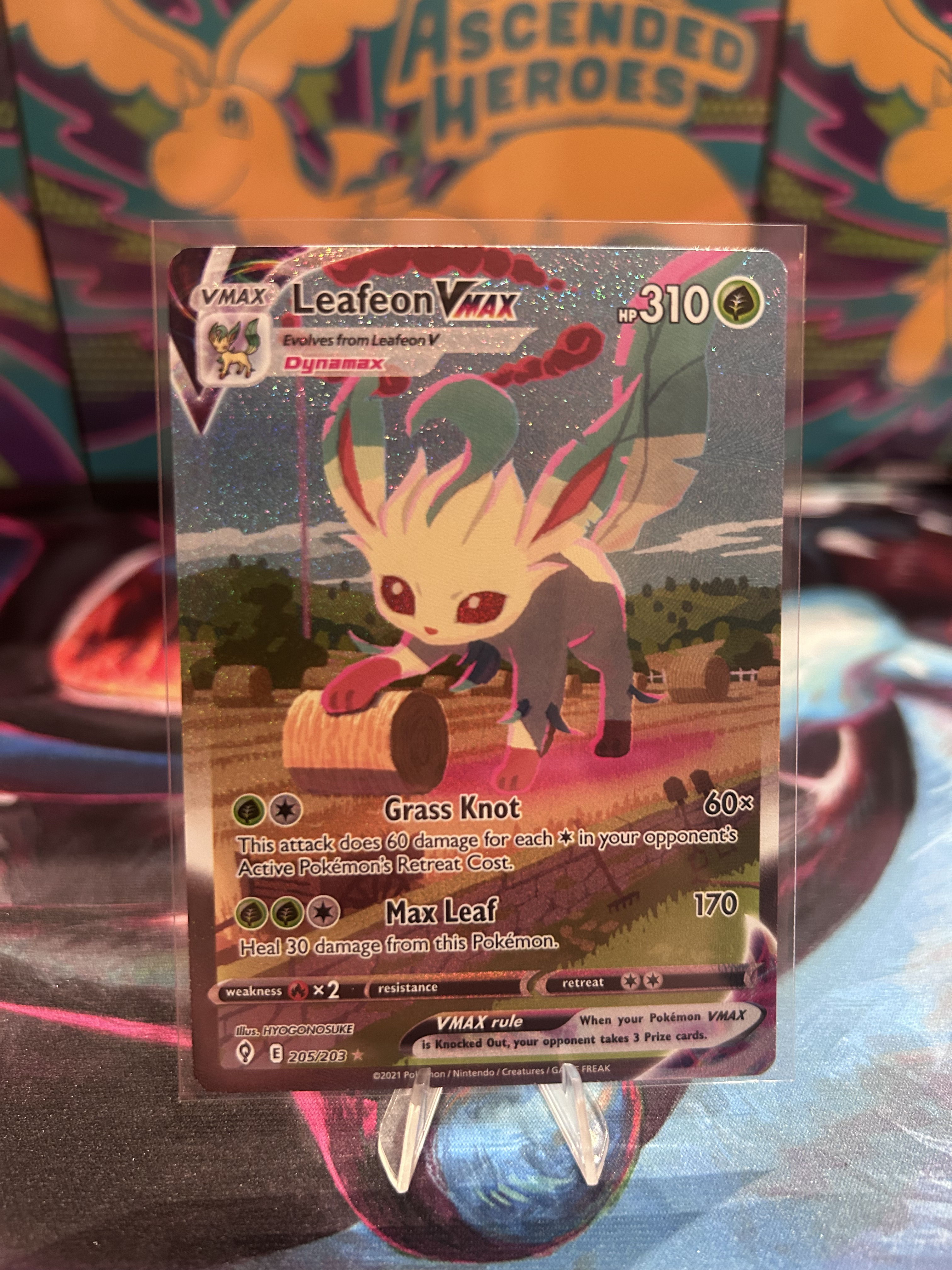 Leafeon VMAX near mint (EVS 205)