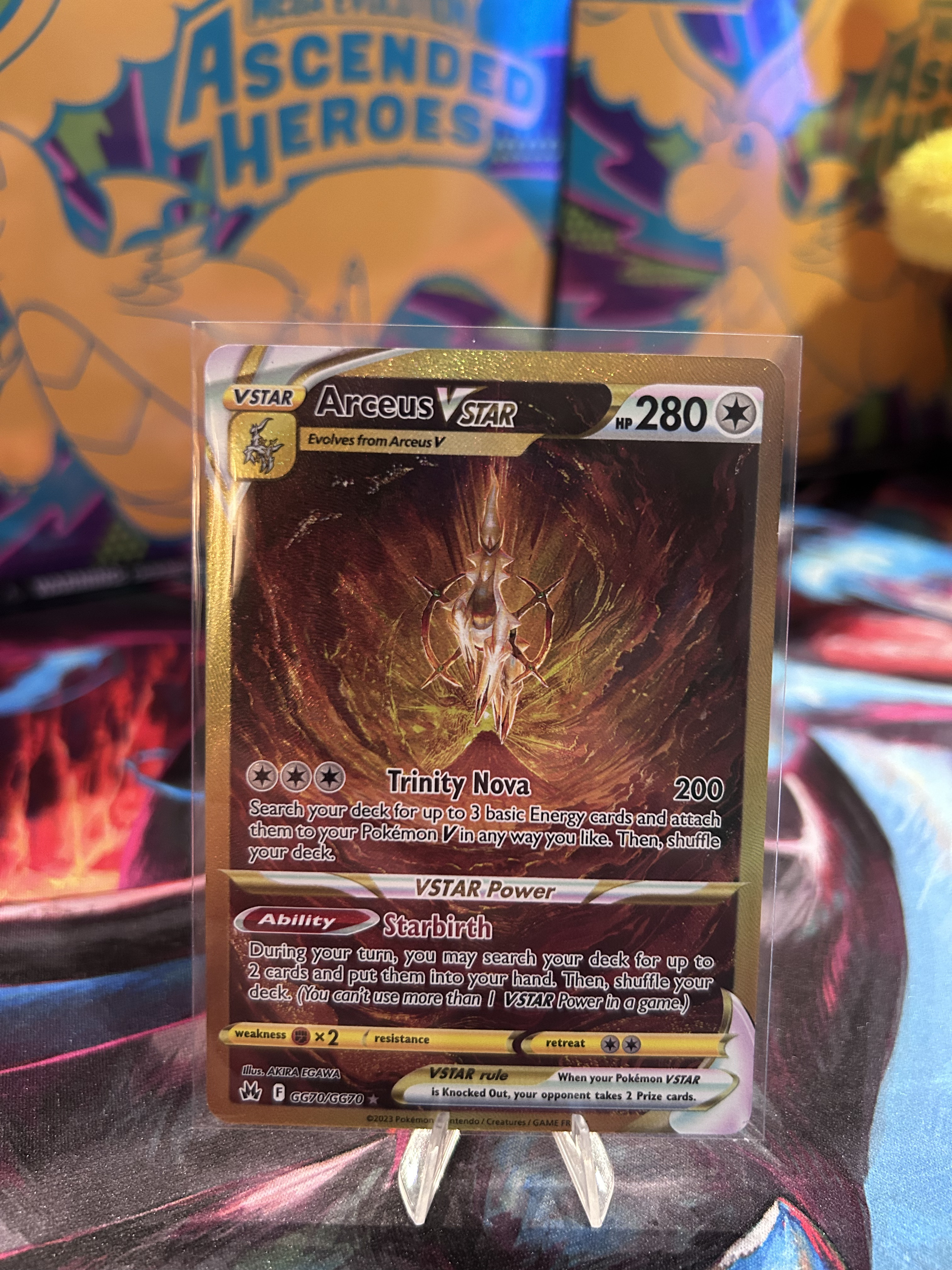 Arceus VSTAR near mint (CRZ GG70)