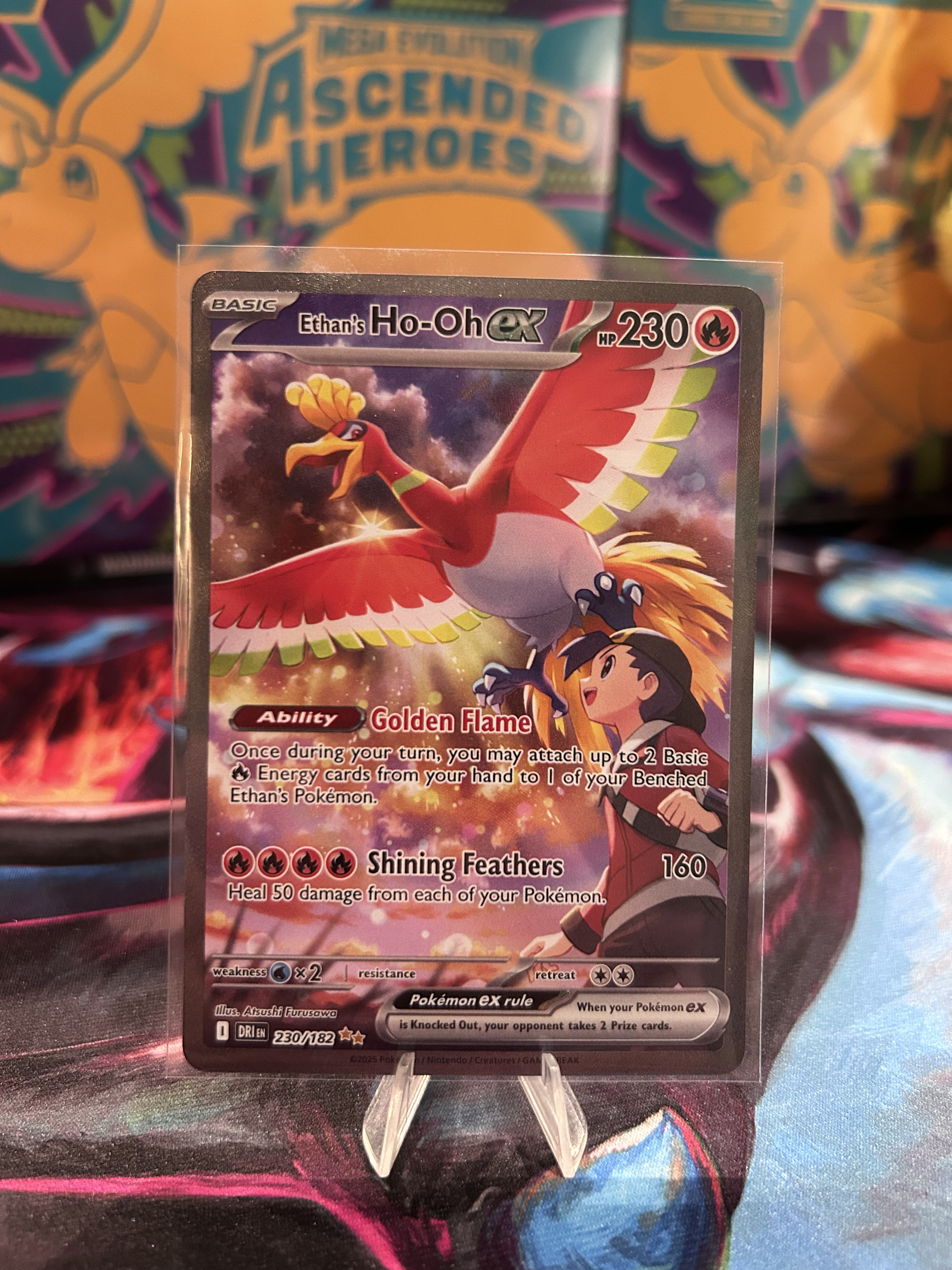 Ethan's Ho-Oh ex near mint (DRI 230)