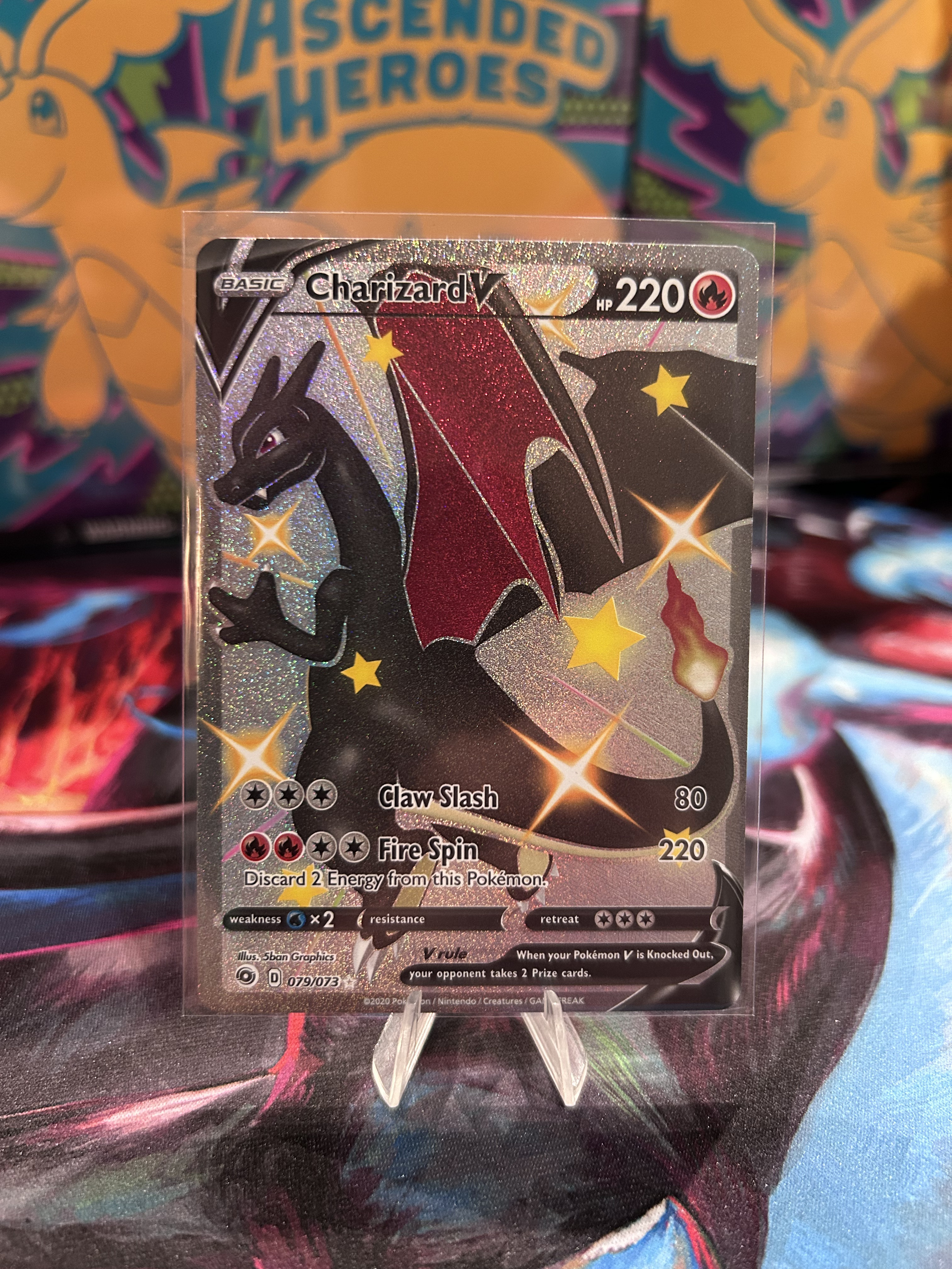 Charizard V near mint (CPA 79)