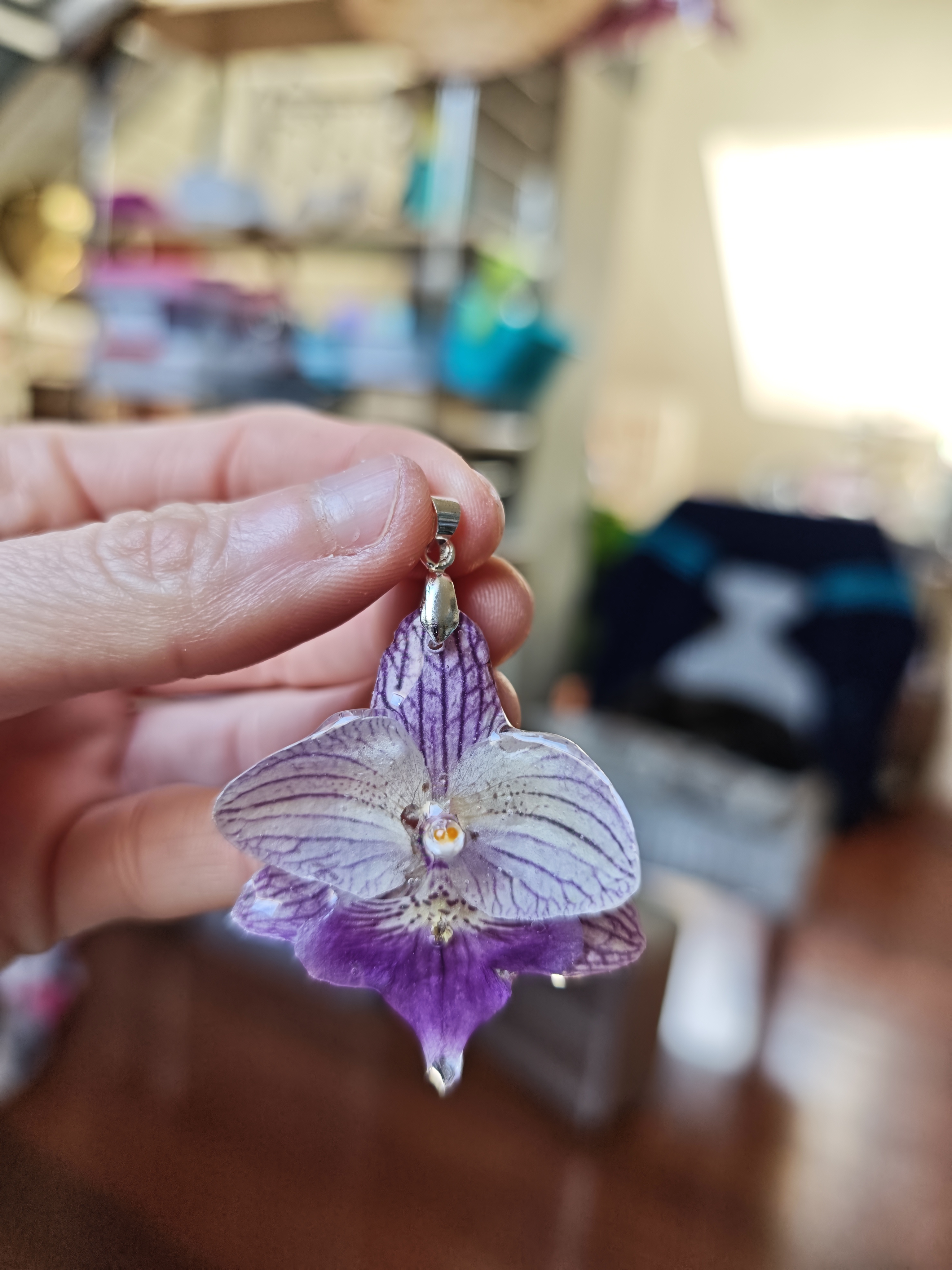 Colgante Flor Orquídea Mini