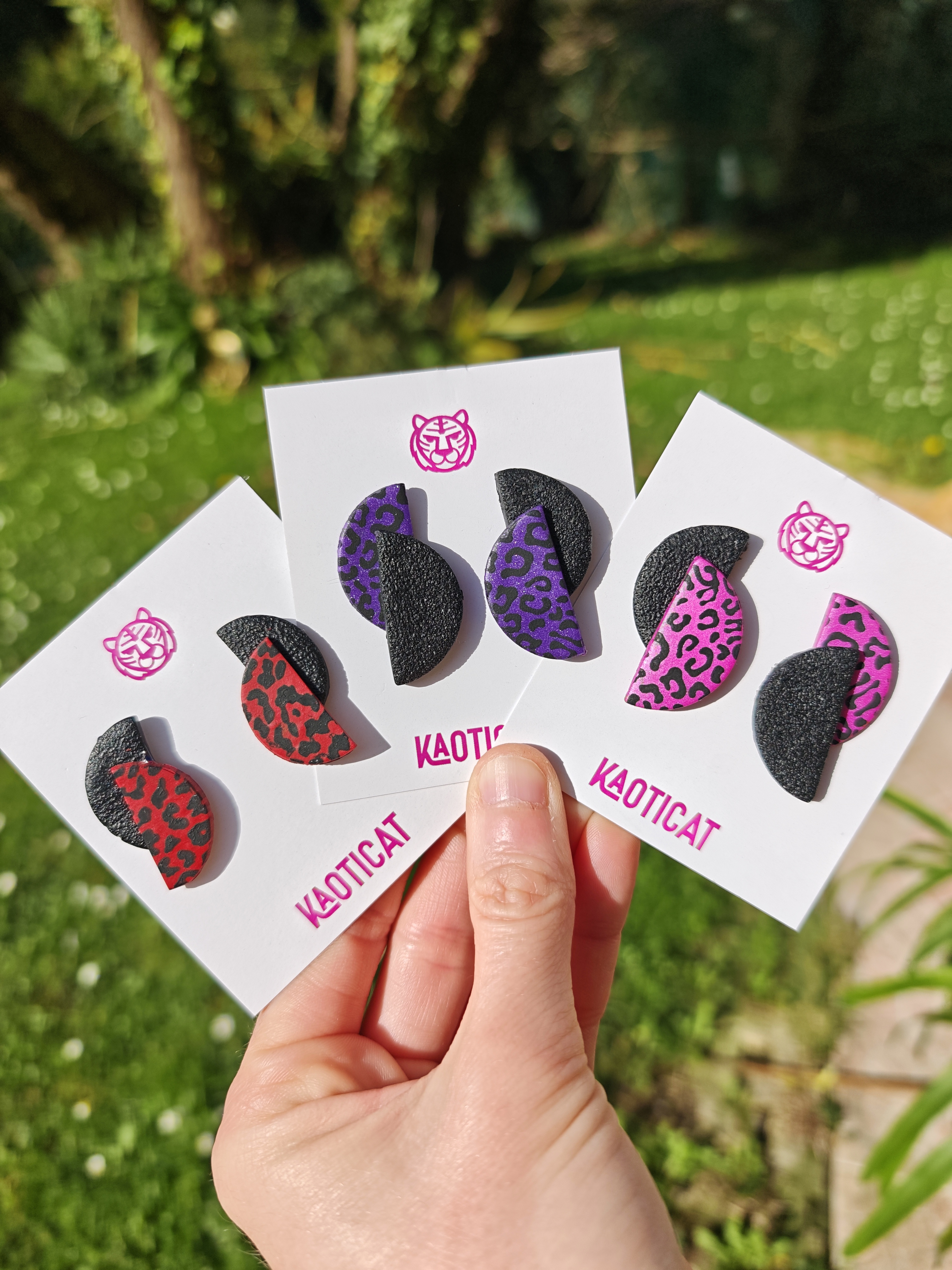 Pendientes Animal Print