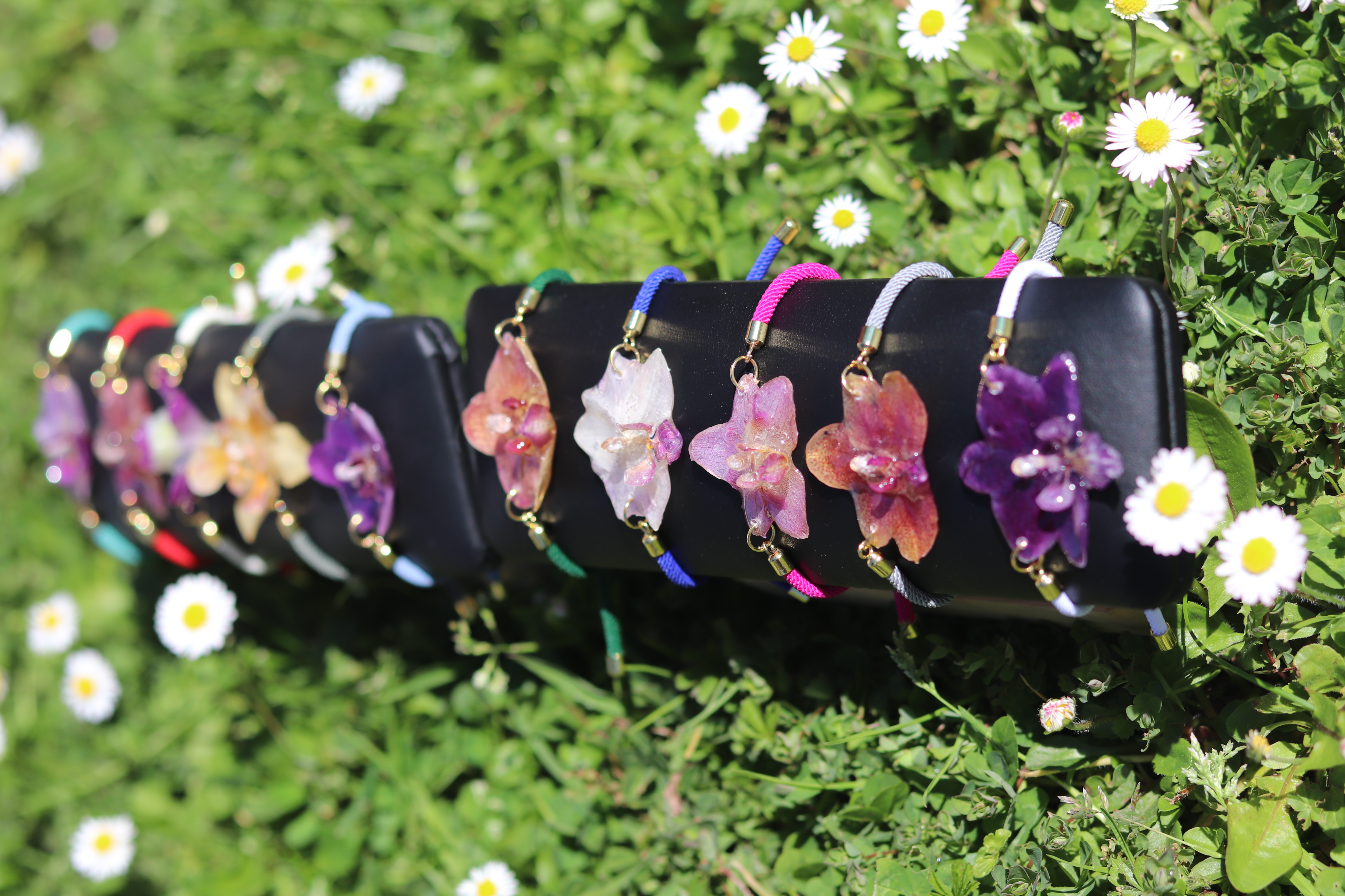 Pulsera de Orquídea natural (mini)