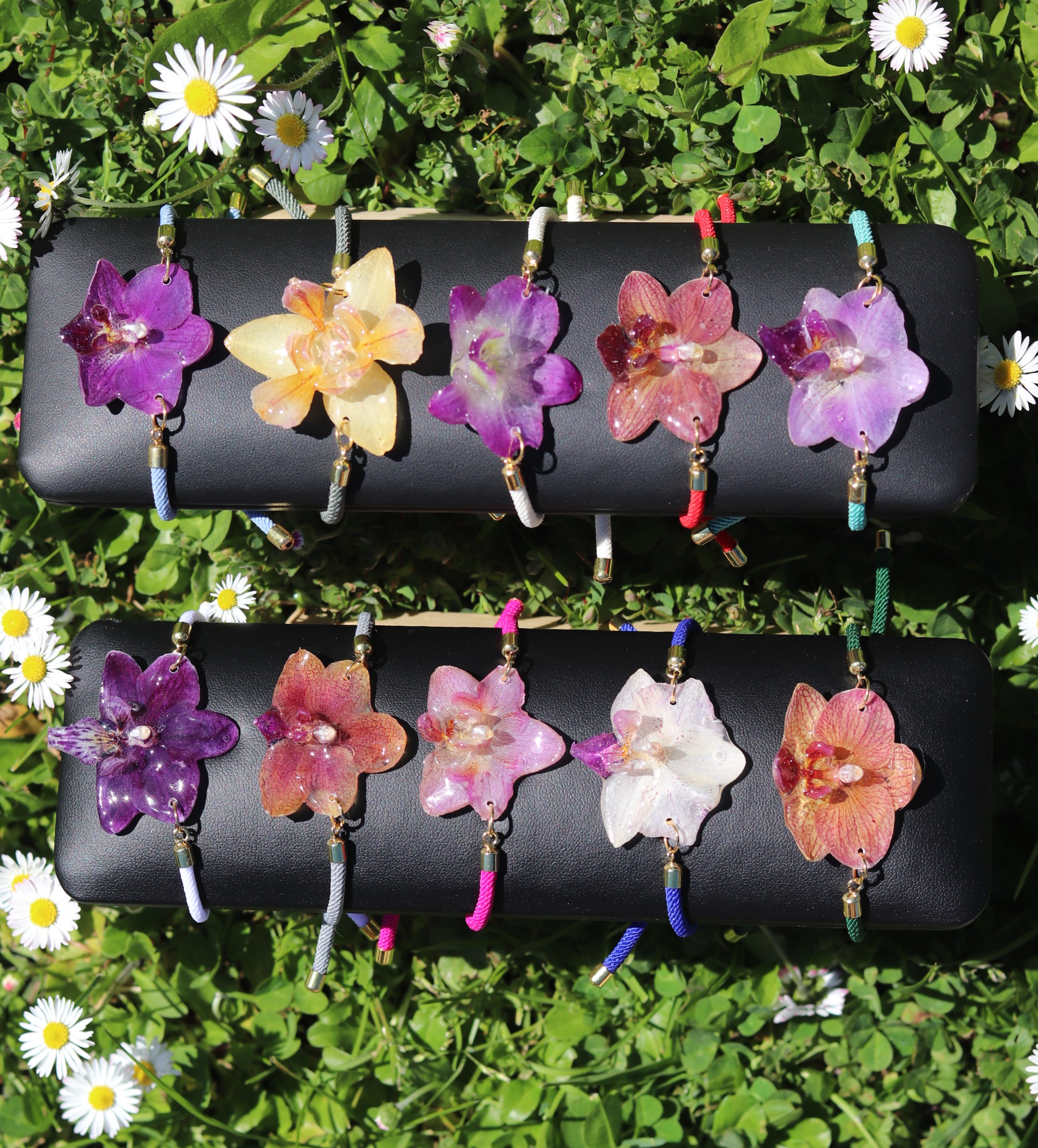 Pulsera de Orquídea natural (mini)