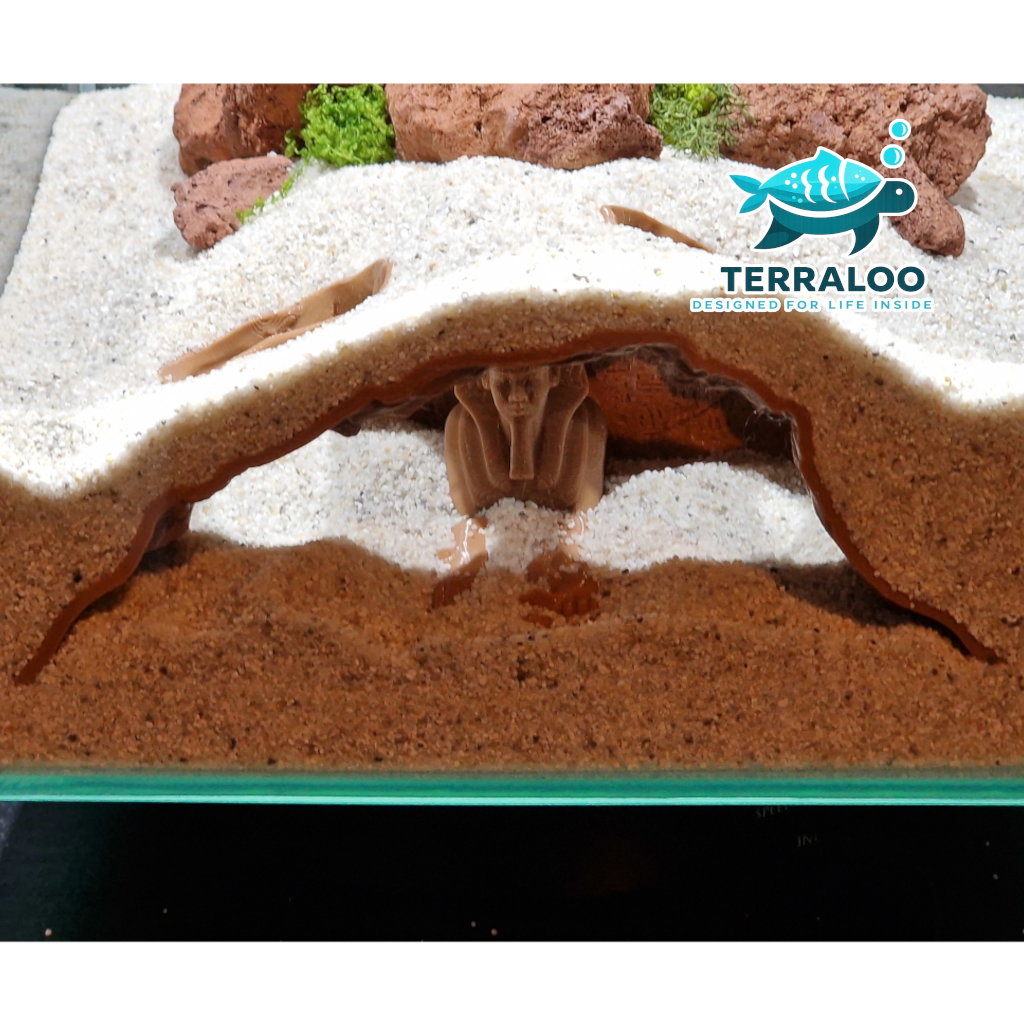 The Secret of Pharaoh – 3D Printed Aquarium Cave | Fish & Shrimp Hide Shelter