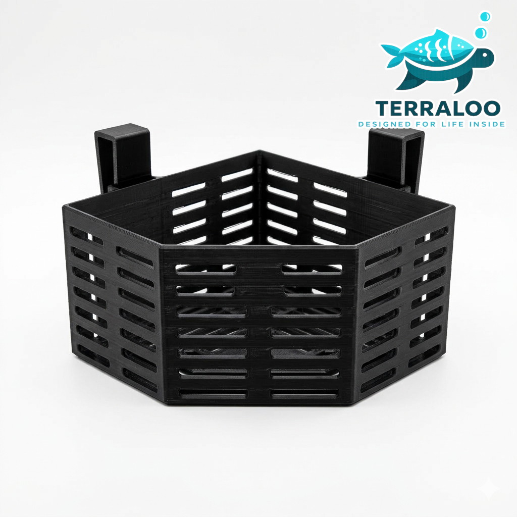 Aquarium Hydroponic Planter Holder Box 120x120x70