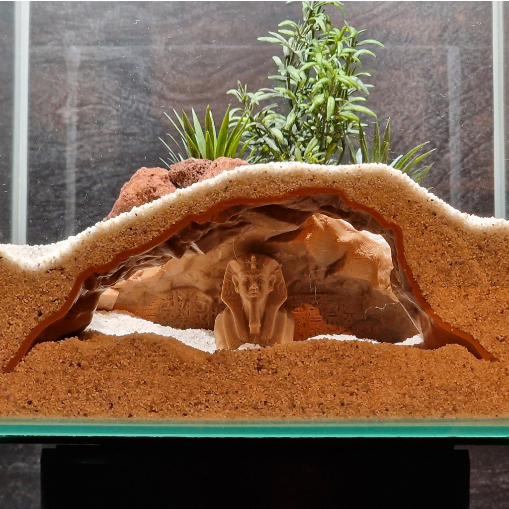 The Secret of Pharaoh – 3D Printed Aquarium Cave | Fish & Shrimp Hide Shelter