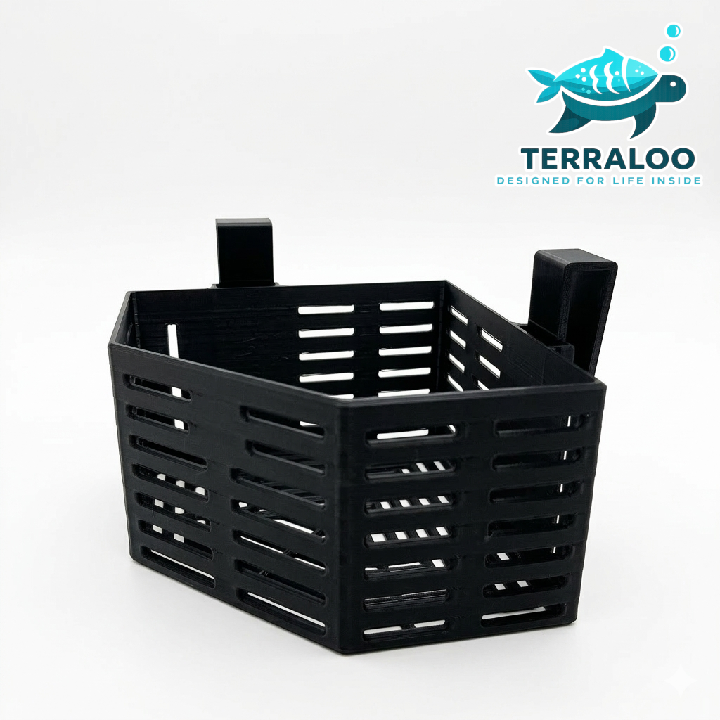 Aquarium Hydroponic Planter Holder Box 120x120x70