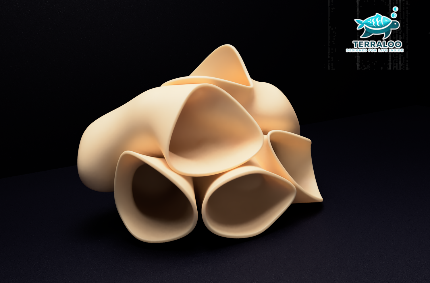 Pleco Hotel 3D Printed Aquarium Cave Hideout – Fish Tank Decoration